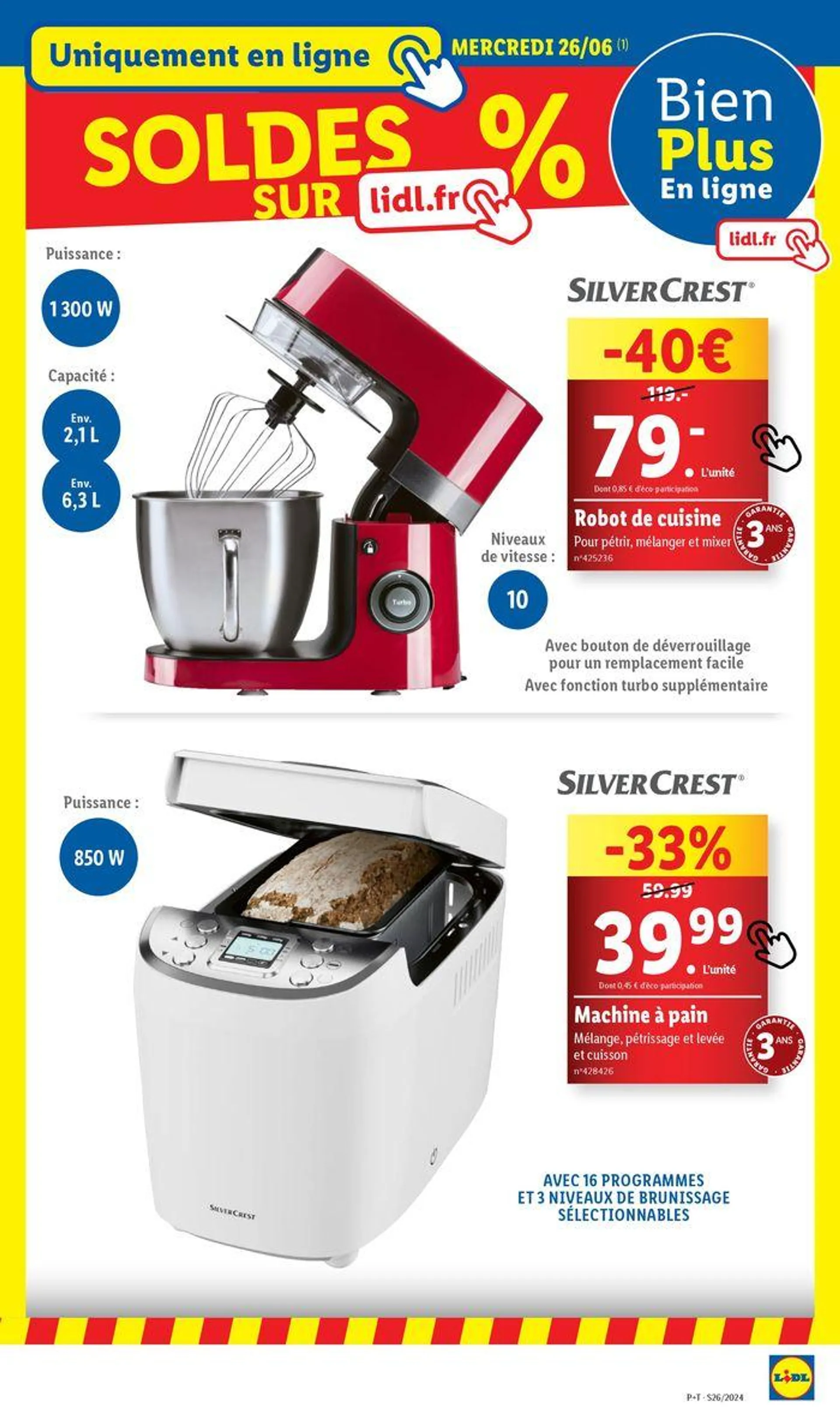 Retrouvez les offres Lidl de la semaine : bricolage, jardin et cuisine ! du 27 juin au 1 juillet 2024 - Catalogue page 15