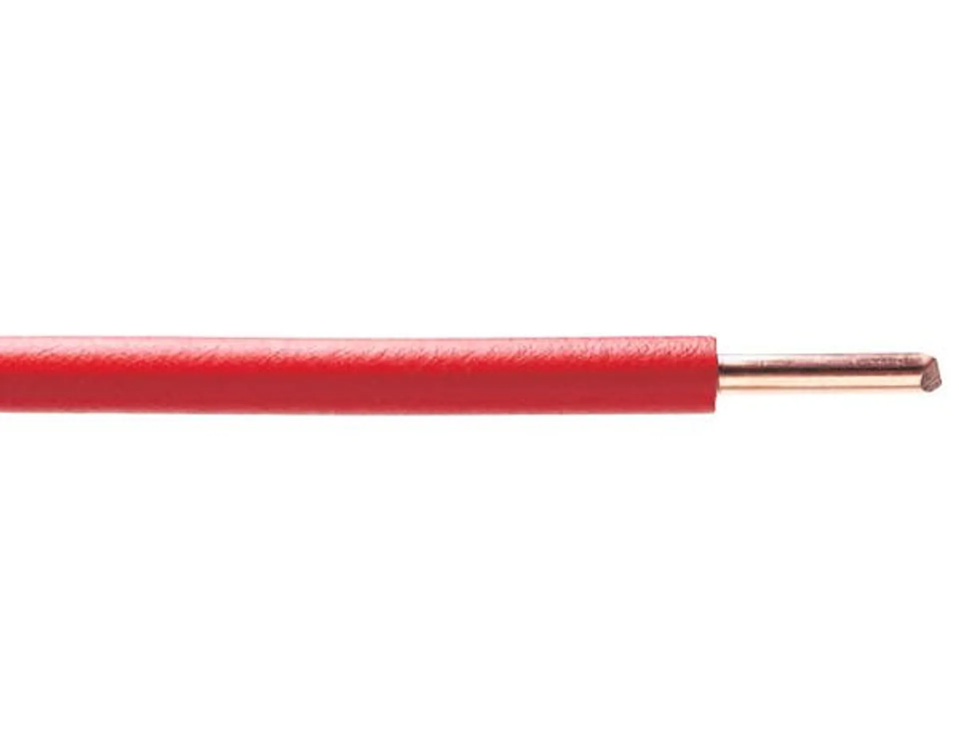 Fil électrique H07VU 2,5 mm² rouge - 100 m