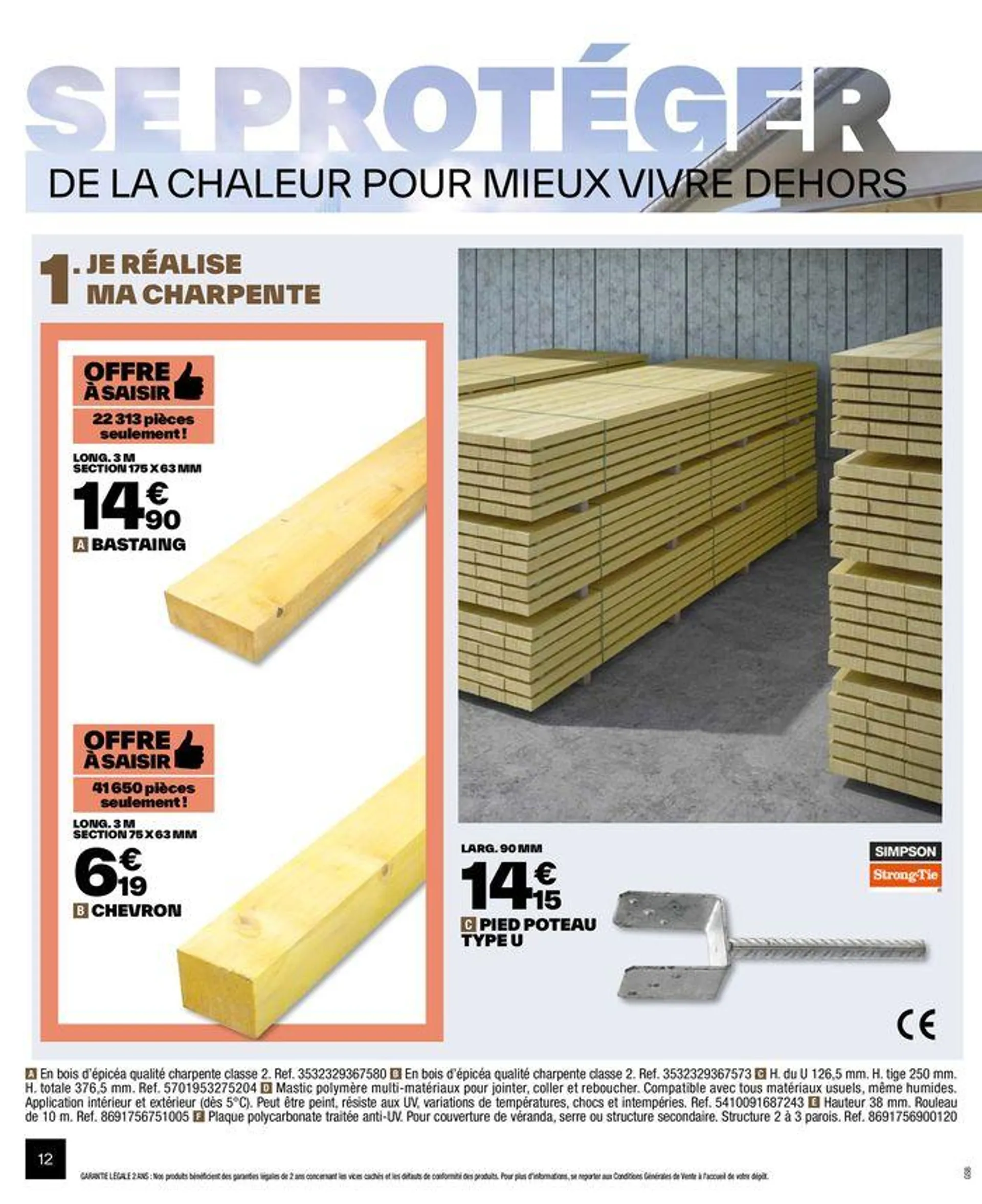 Je rénove mes espaces du 20 juin au 4 août 2024 - Catalogue page 12