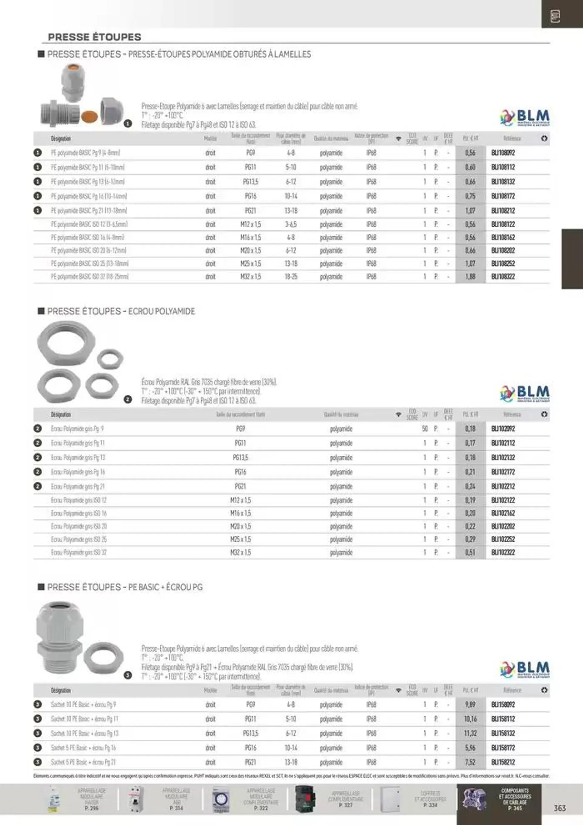 Distribution et Gestion de l'Energie du 31 octobre au 31 décembre 2024 - Catalogue page 163