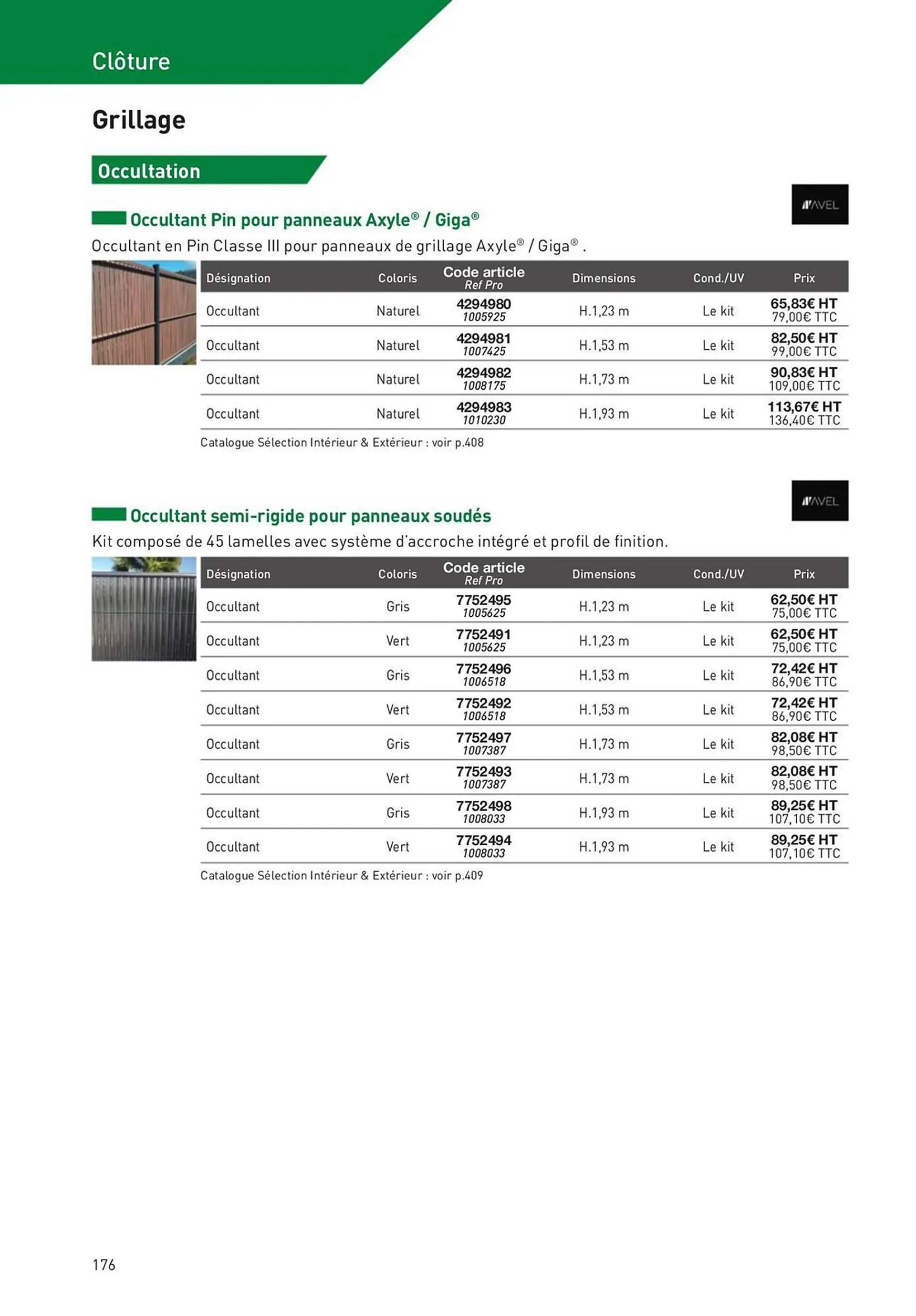 Catalogue Point P du 2 novembre au 31 décembre 2023 - Catalogue page 176