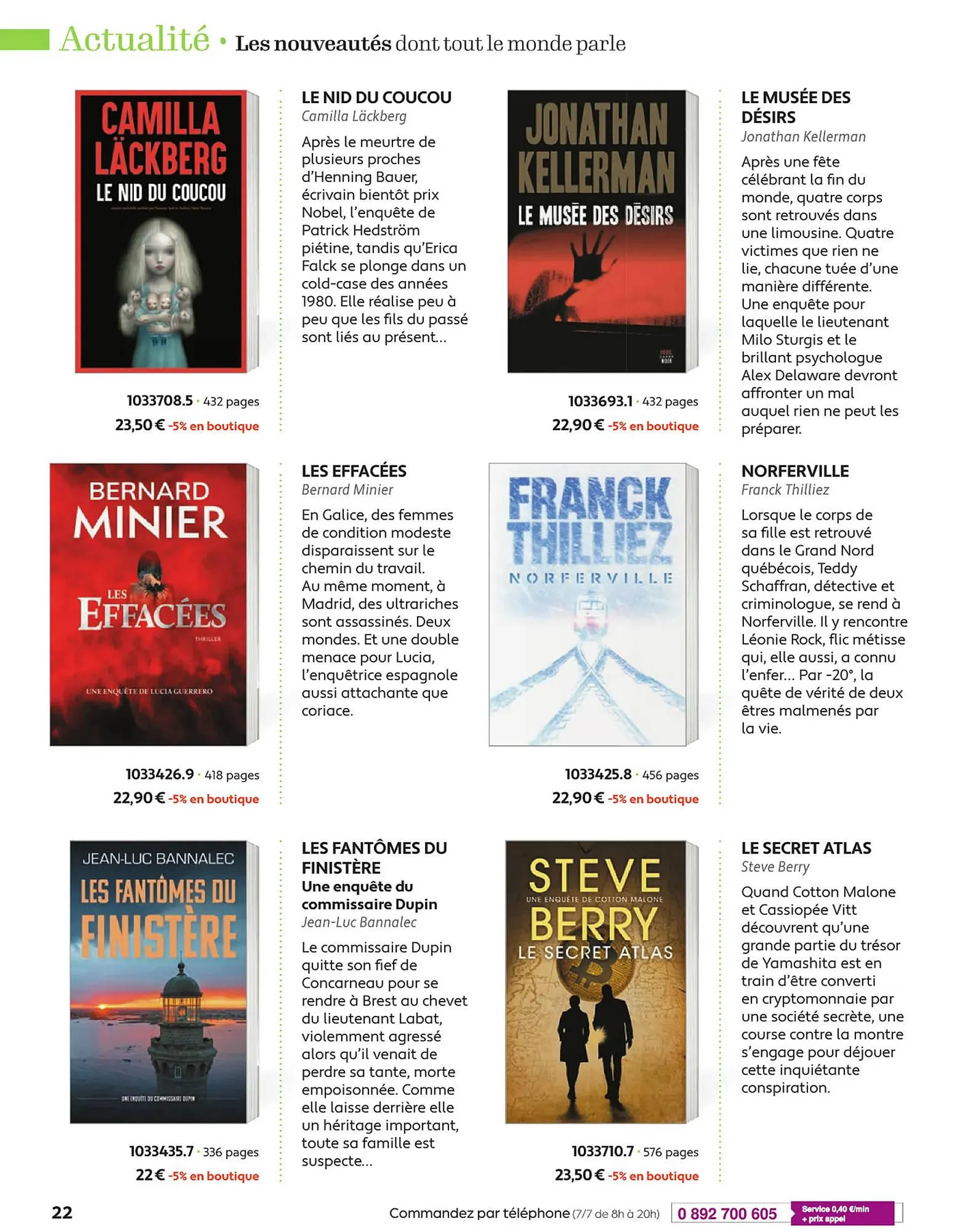 Catalogue France Loisirs du 1 septembre au 31 octobre 2024 - Catalogue page 22