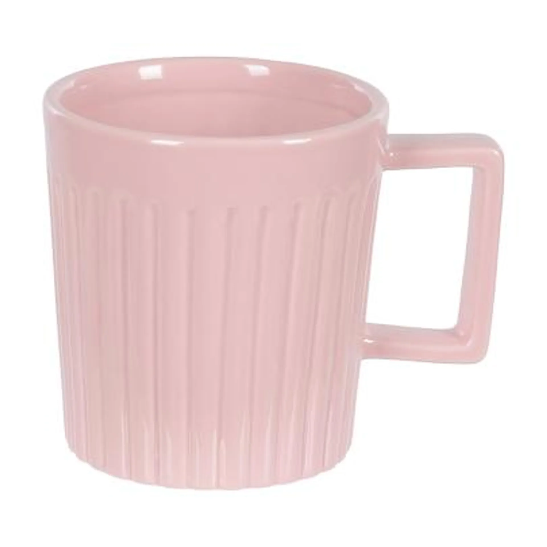 Mug Jumbo strié avec anse dolomite 480 ml