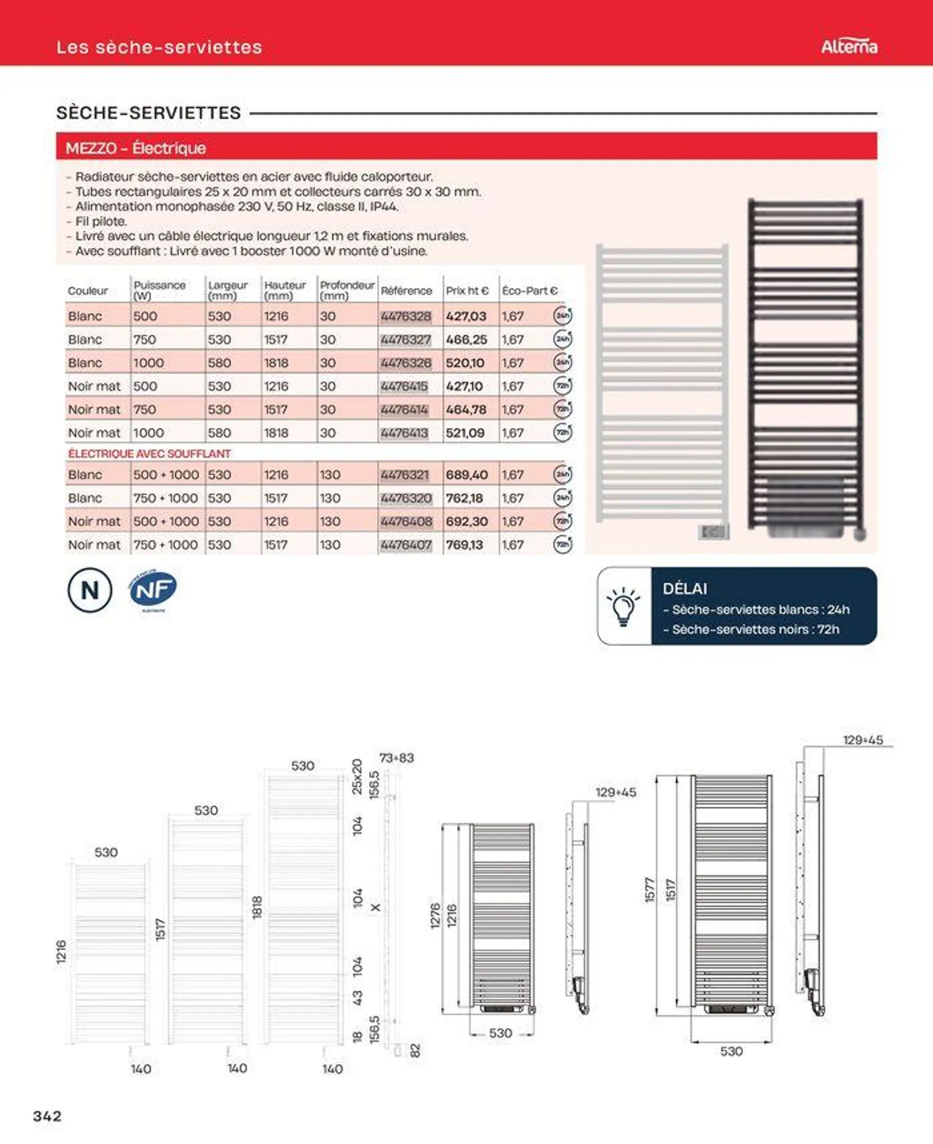 La salle de bain en toute sérénité du 2 juillet au 31 décembre 2024 - Catalogue page 342