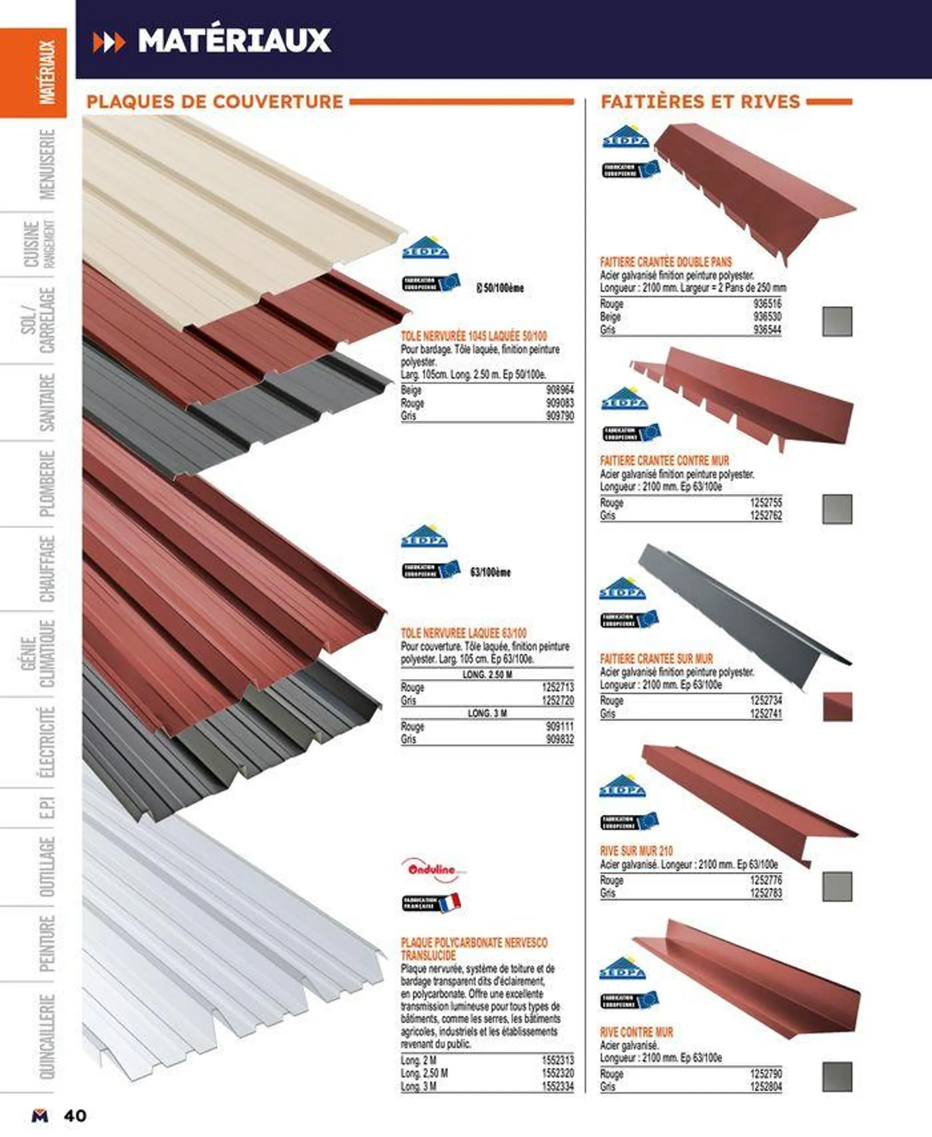 Guide produits 2024 du 15 mars au 31 décembre 2024 - Catalogue page 40