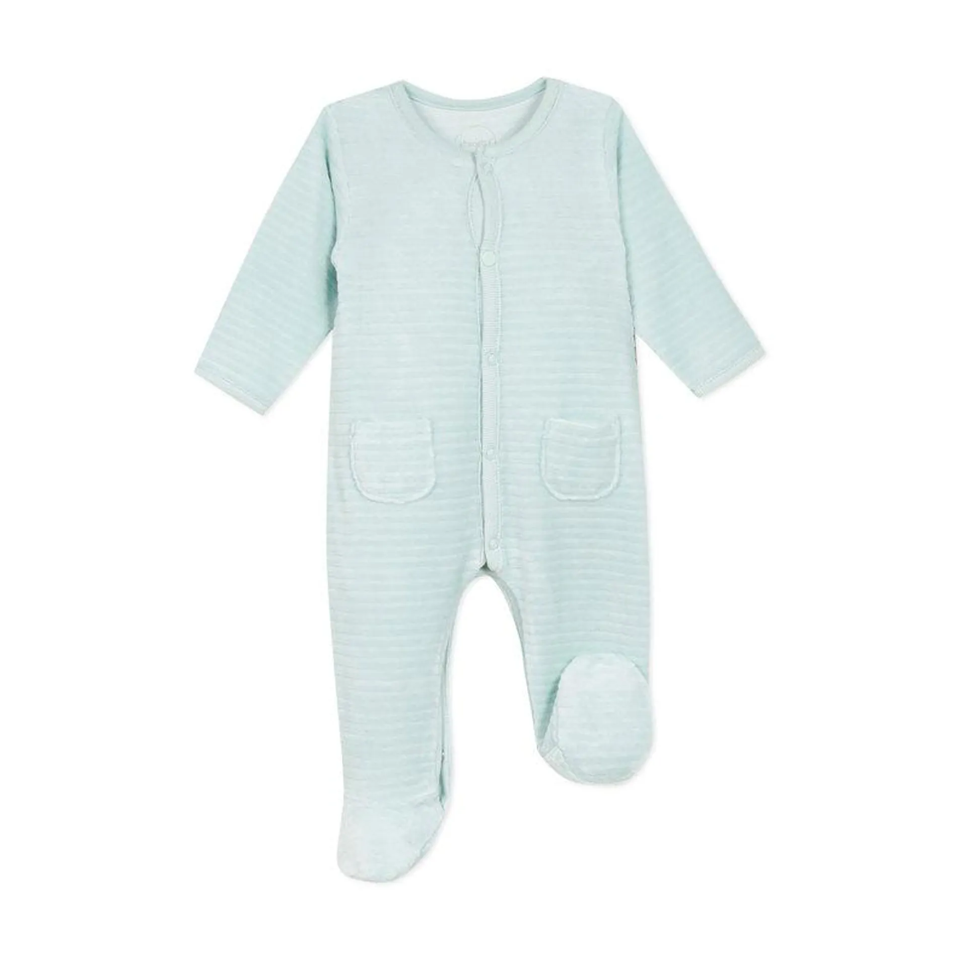 Dors-bien bébé velours en coton bio Absorba