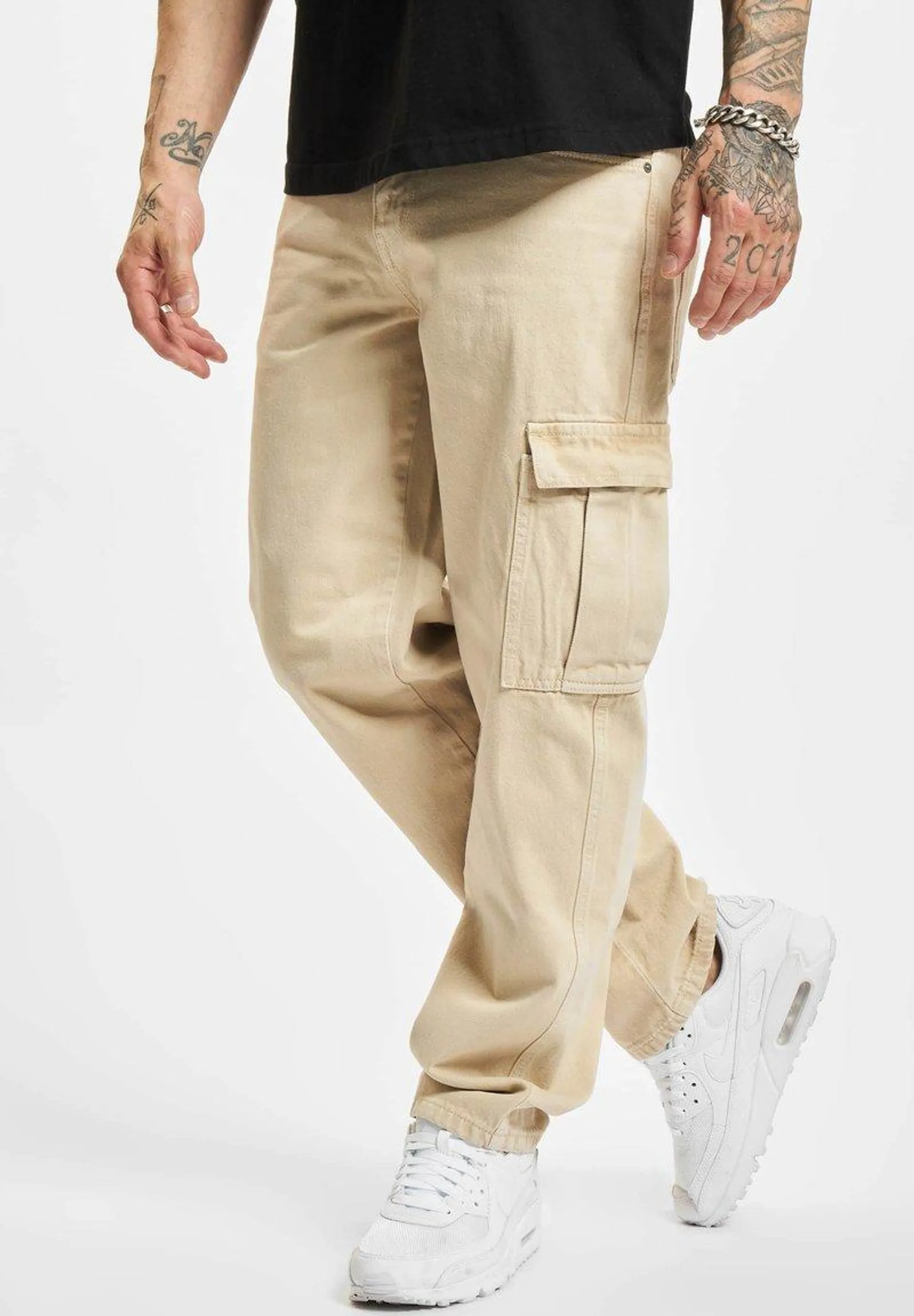 BAGGYS - Pantalon cargo - beige