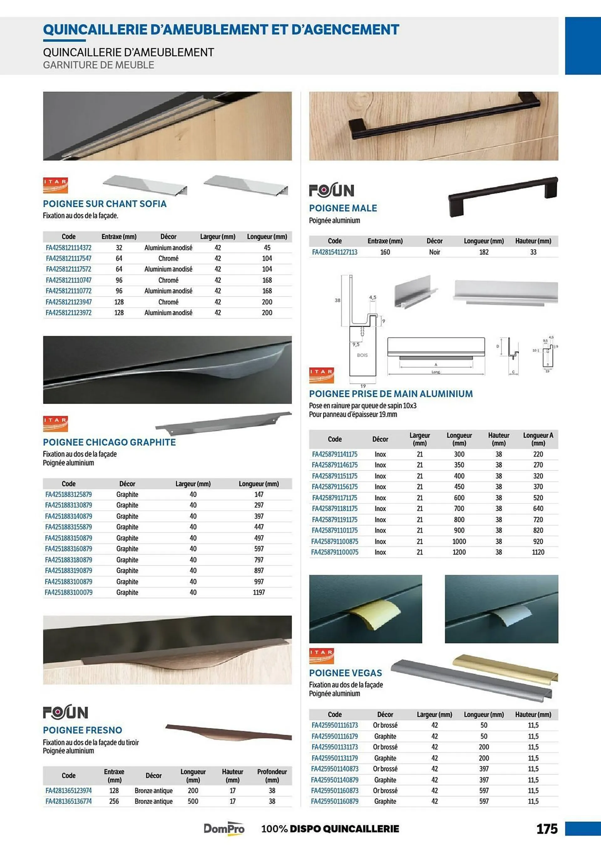 Catalogue DomPro du 8 juillet au 4 janvier 2025 - Catalogue page 175