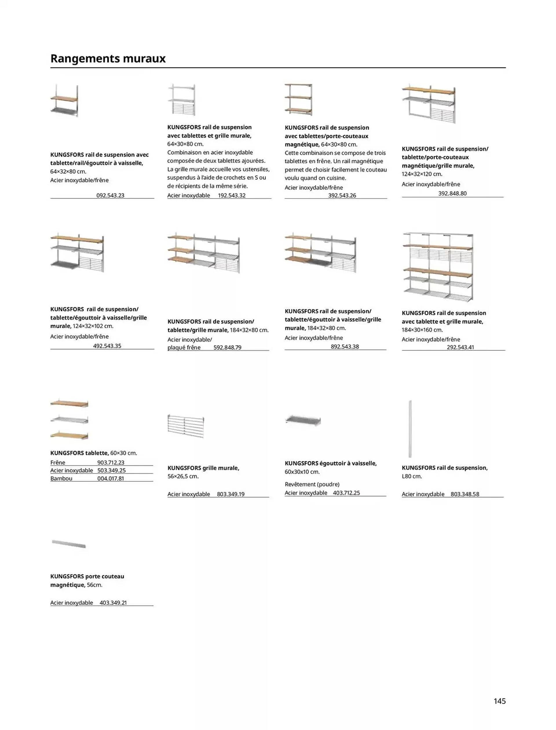 Catalogue IKEA du 1 octobre au 31 juillet 2025 - Catalogue page 145