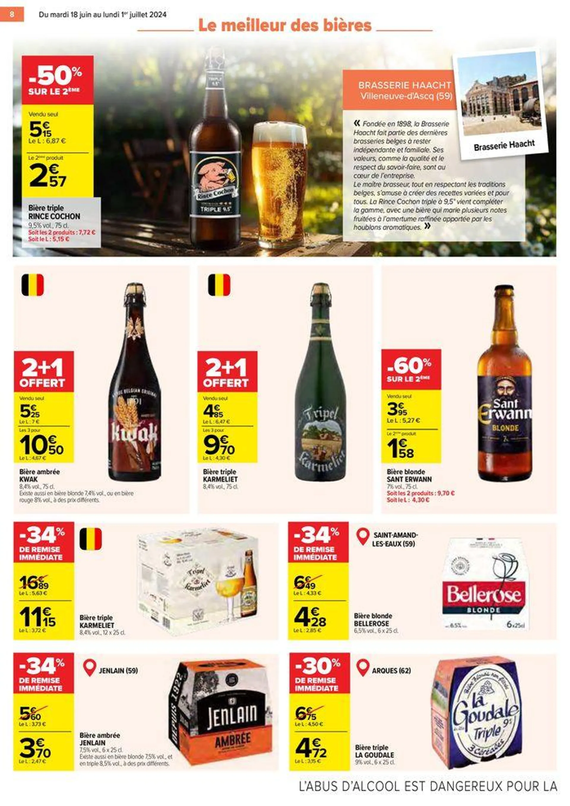 LE MEILLEUR DES BIERES  du 18 juin au 1 juillet 2024 - Catalogue page 8