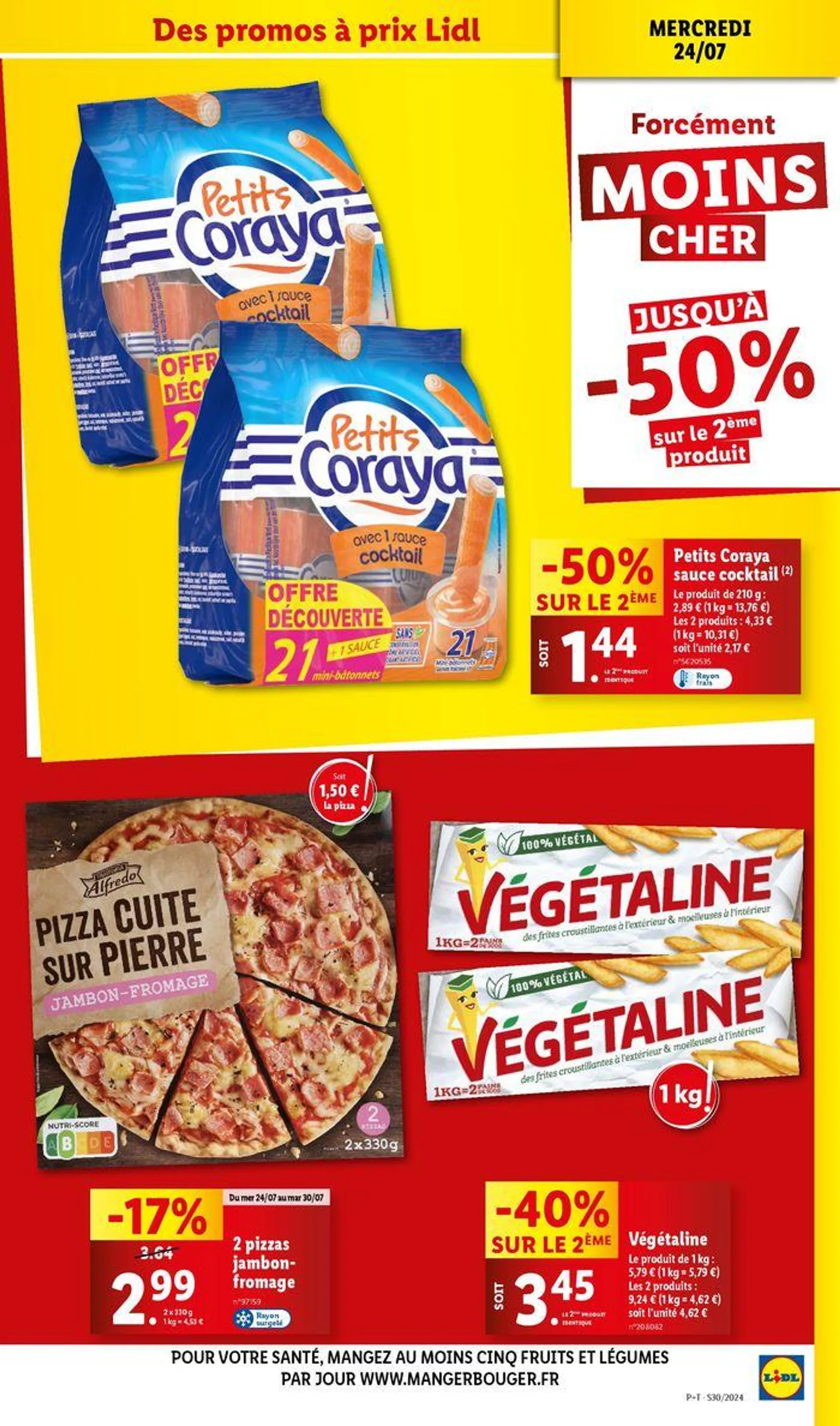 Profitez des journées opportunités pour dénicher vos produits du quotidien à prix Lidl du 24 juillet au 30 juillet 2024 - Catalogue page 7