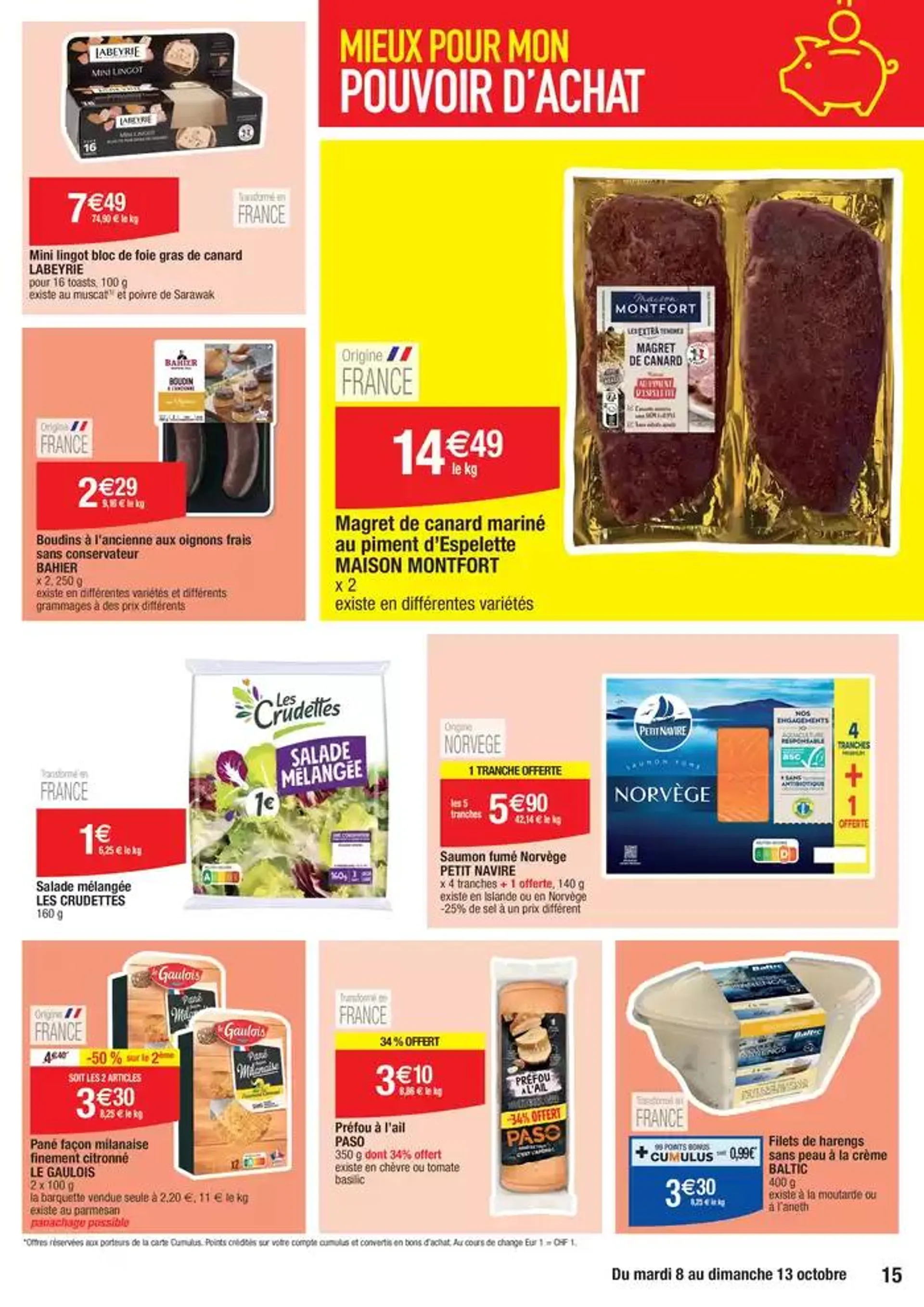 Mieux pour mon pouvoir d’achat du 8 octobre au 13 octobre 2024 - Catalogue page 15