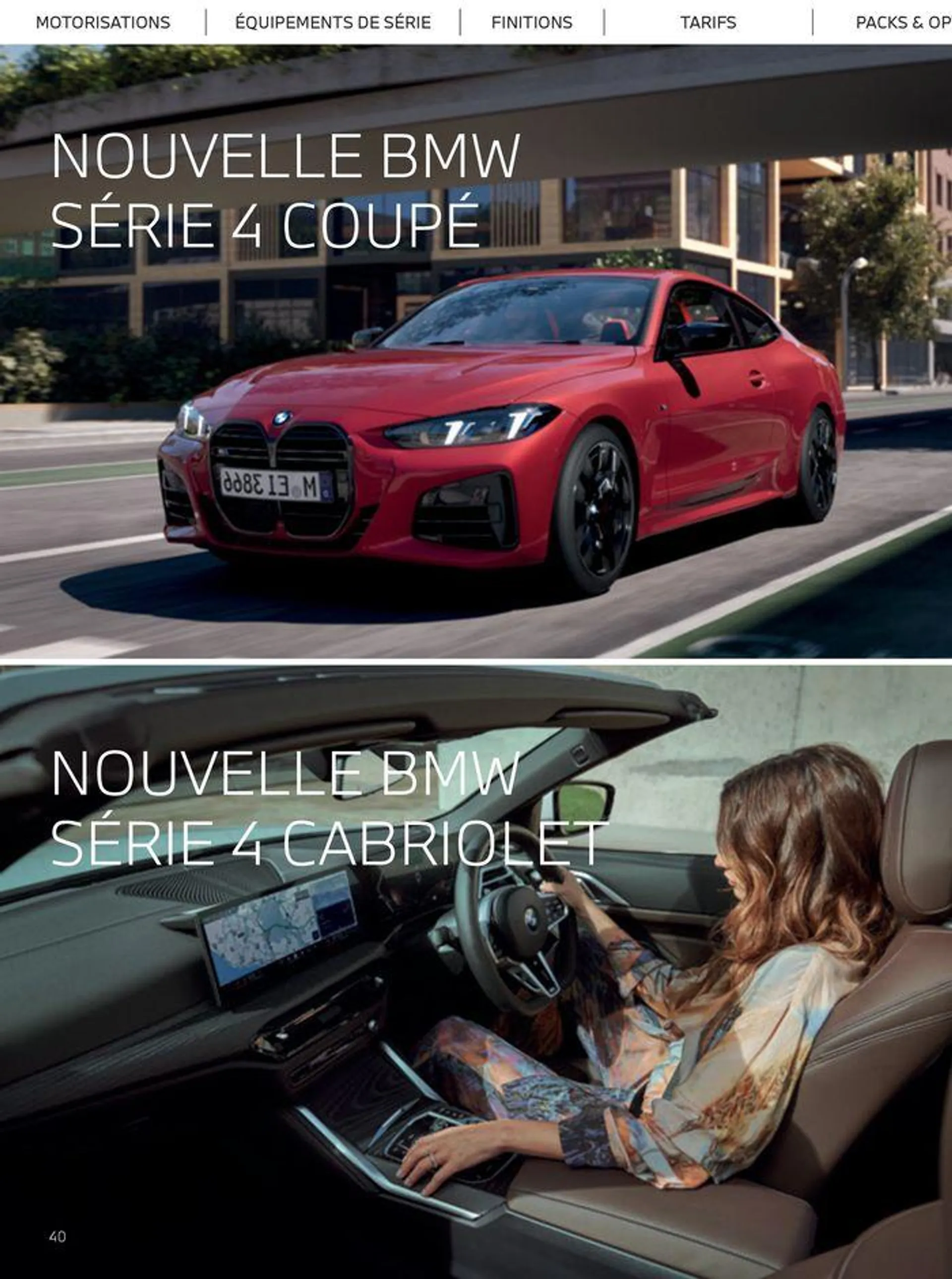 THE NEW 4 COUPÉ CABRIOLET du 26 juin au 31 janvier 2025 - Catalogue page 40