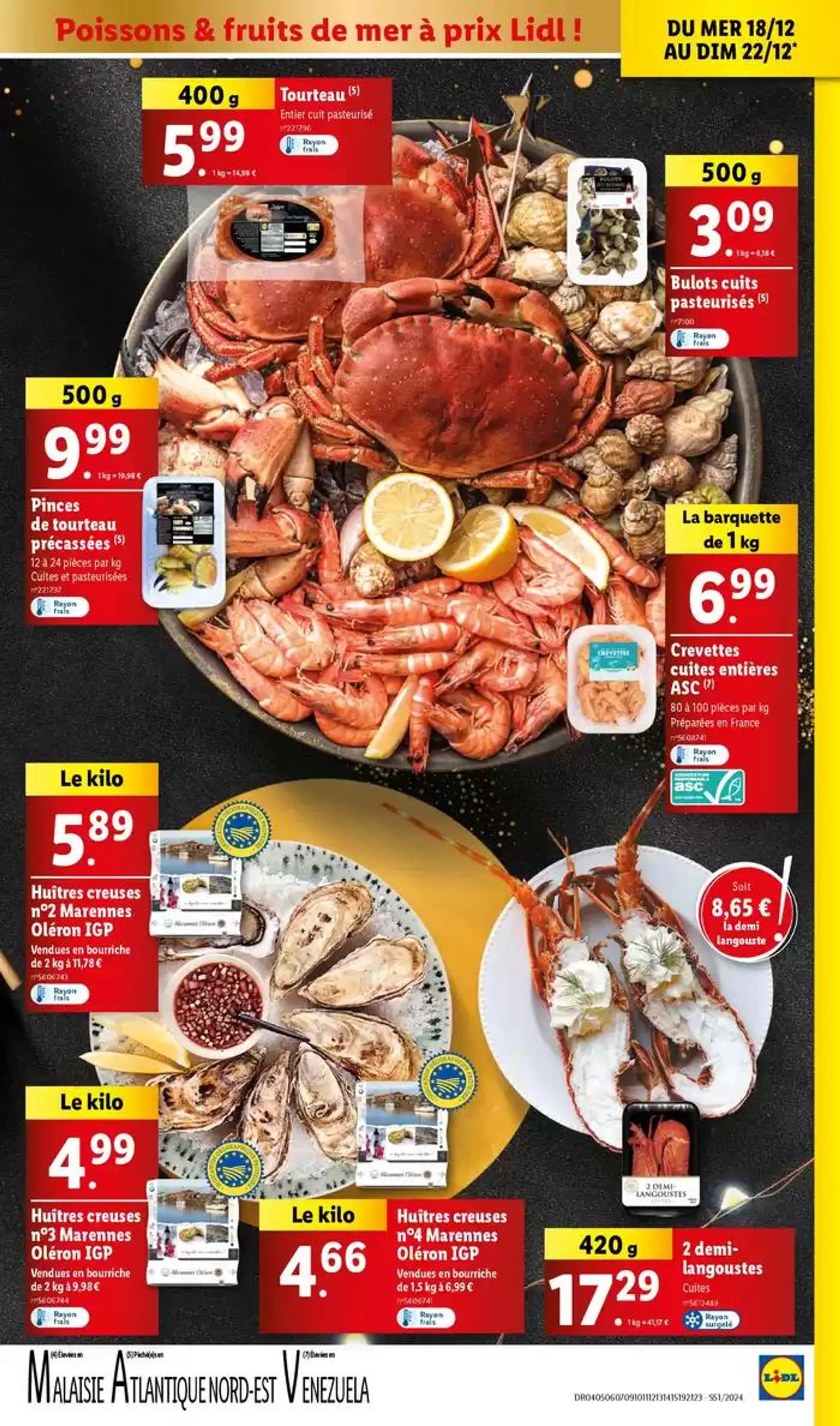 Retrouvez une large sélection de mets d'exception à petits prix chez Lidl! du 18 décembre au 24 décembre 2024 - Catalogue page 7