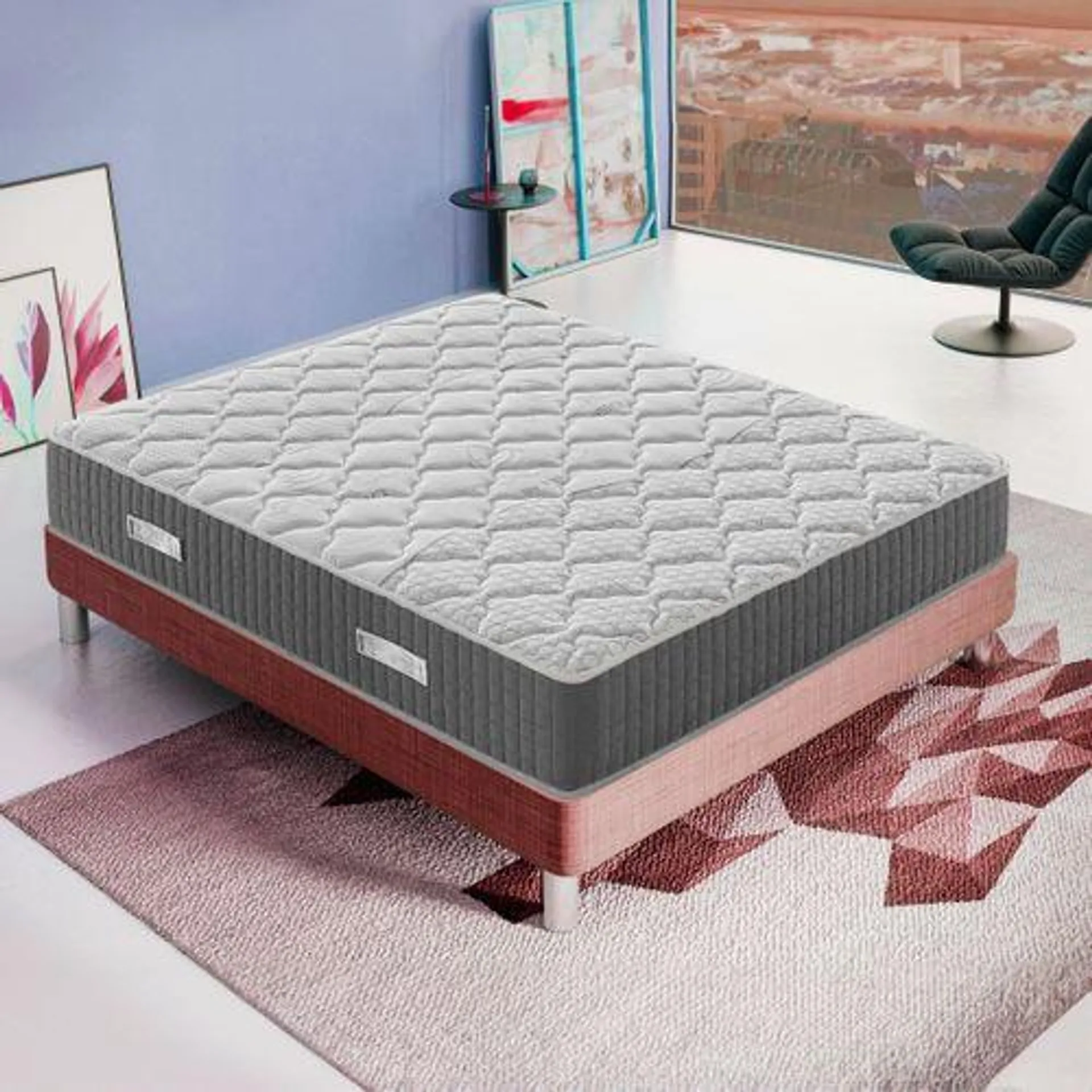 ILOVESLEEP Matelas Mousse 160x200 cm HERMES - Accueil Mémoire De Forme - Epaisseur 30 Cm