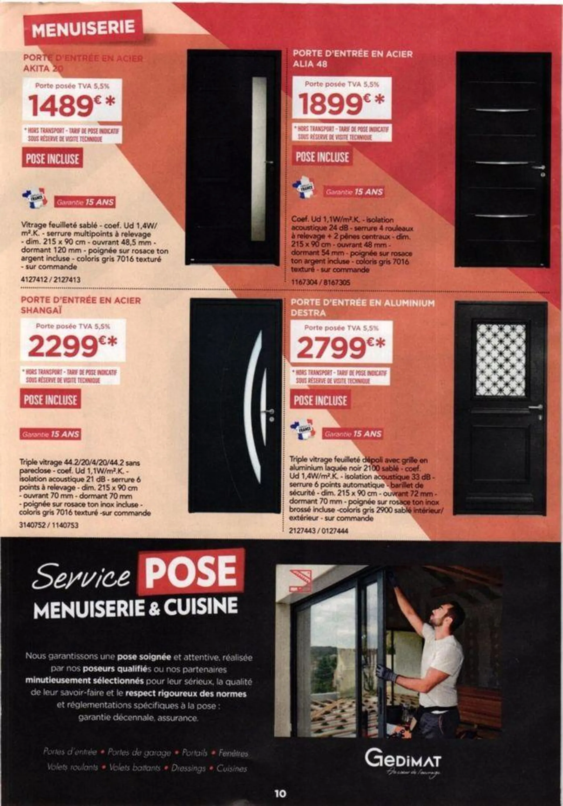 Promo special chauffage isolation du 16 septembre au 19 octobre 2024 - Catalogue page 10