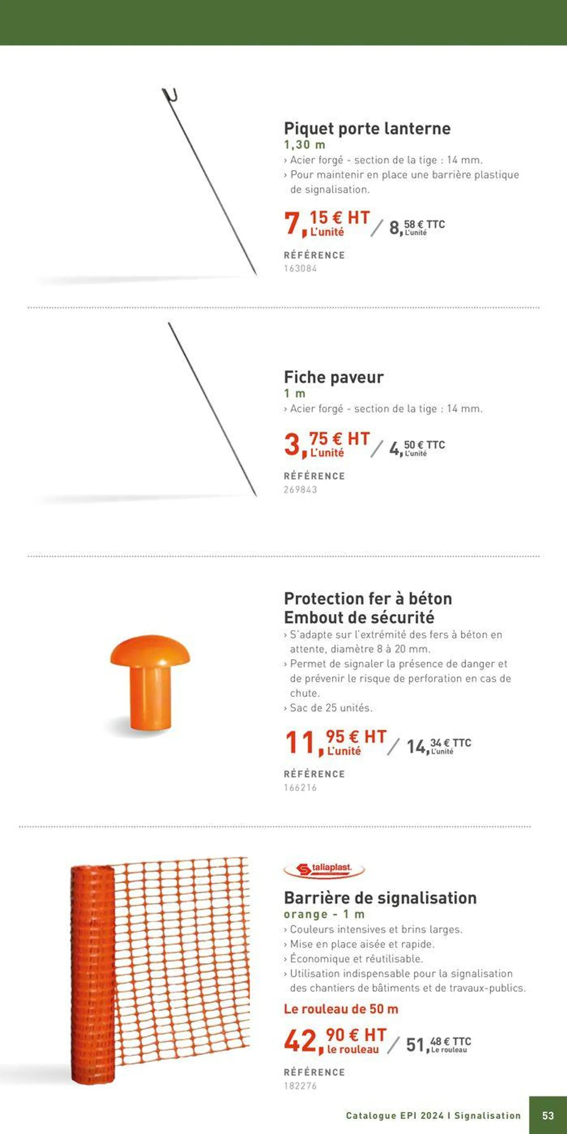 Epi Protection Chantier du 30 mai au 31 décembre 2024 - Catalogue page 55