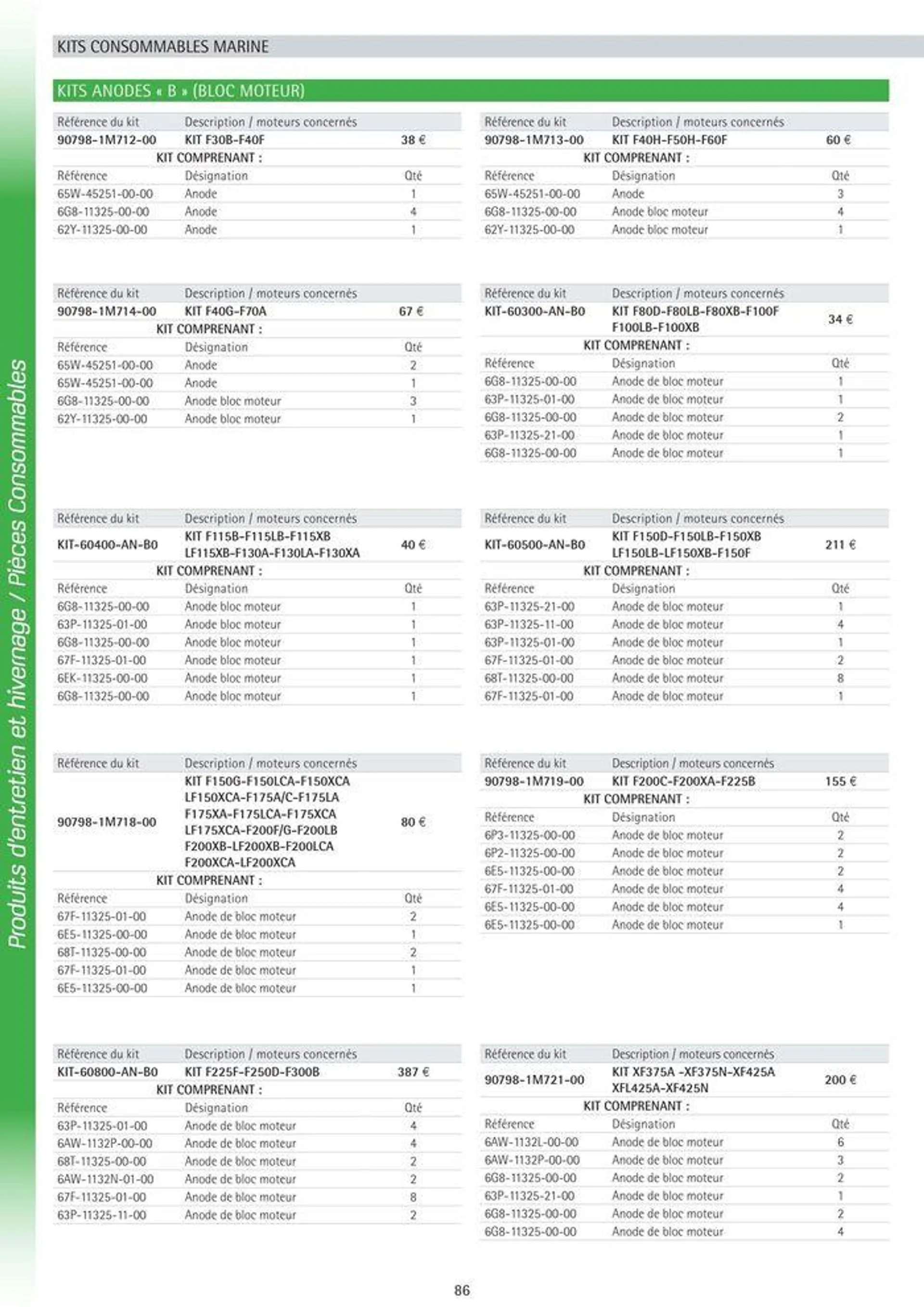 Catalogue Yamaha Marine - Accessoires Marine 2024 - 97