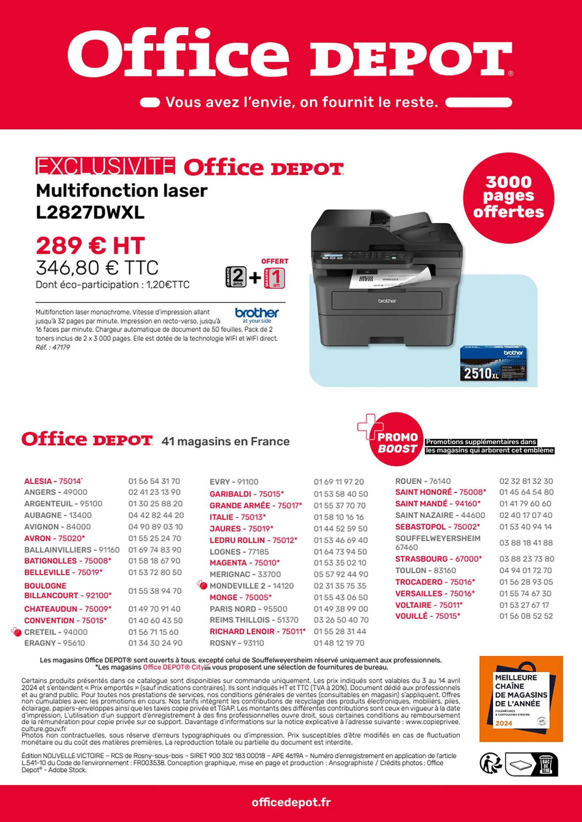 Catalogue Office Depot du 3 avril au 14 avril 2024 - Catalogue page 9