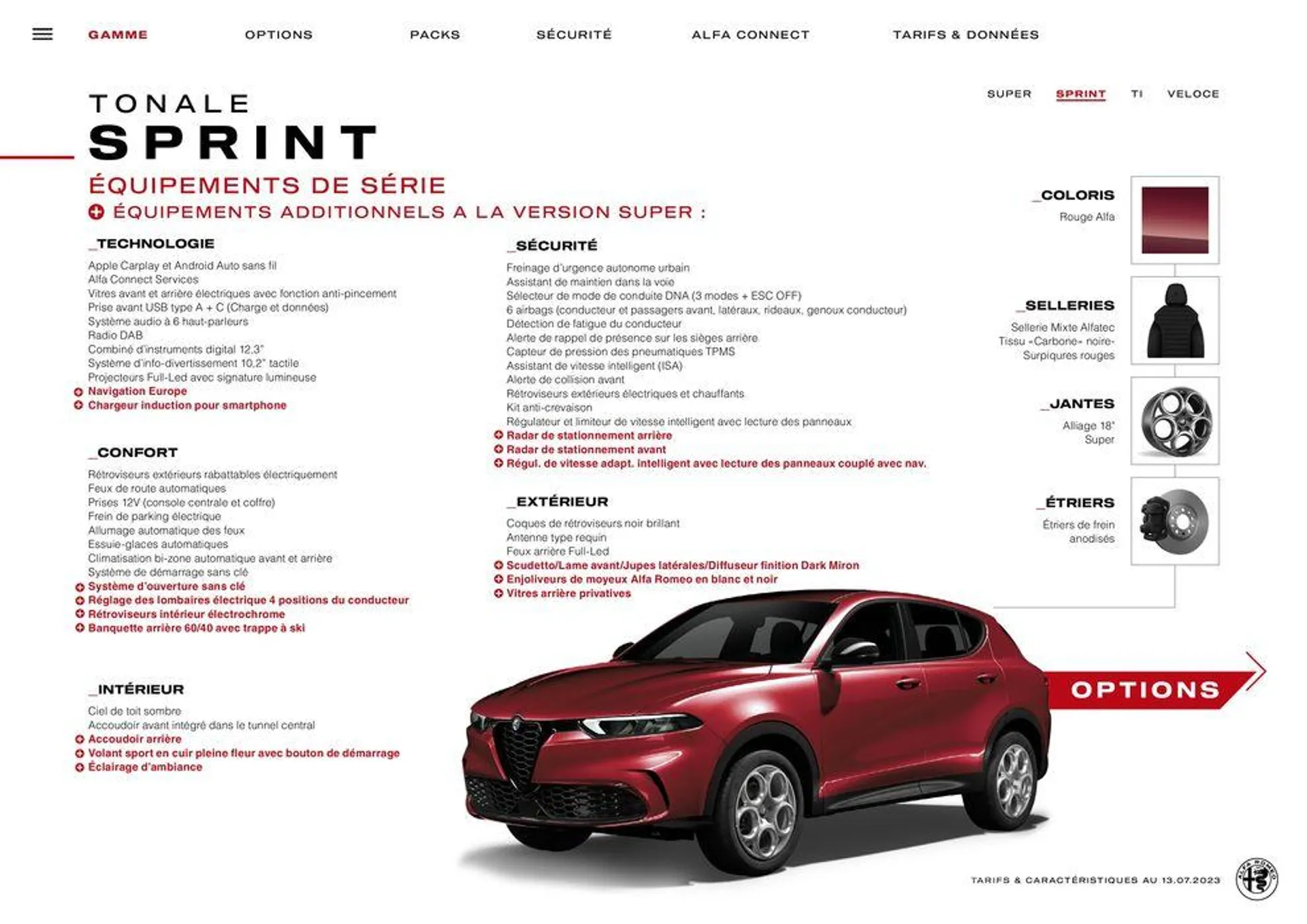 Catalogue Alfa Romeo TONALE du 29 décembre au 28 décembre 2024 - Catalogue page 8