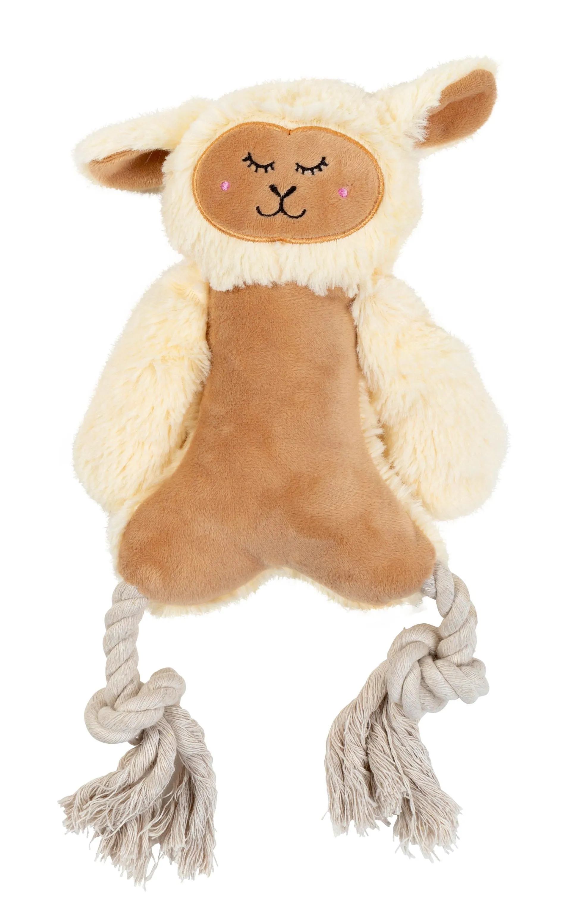 Good jouet peluche corde mouton 25,4x12,7x6,4cm