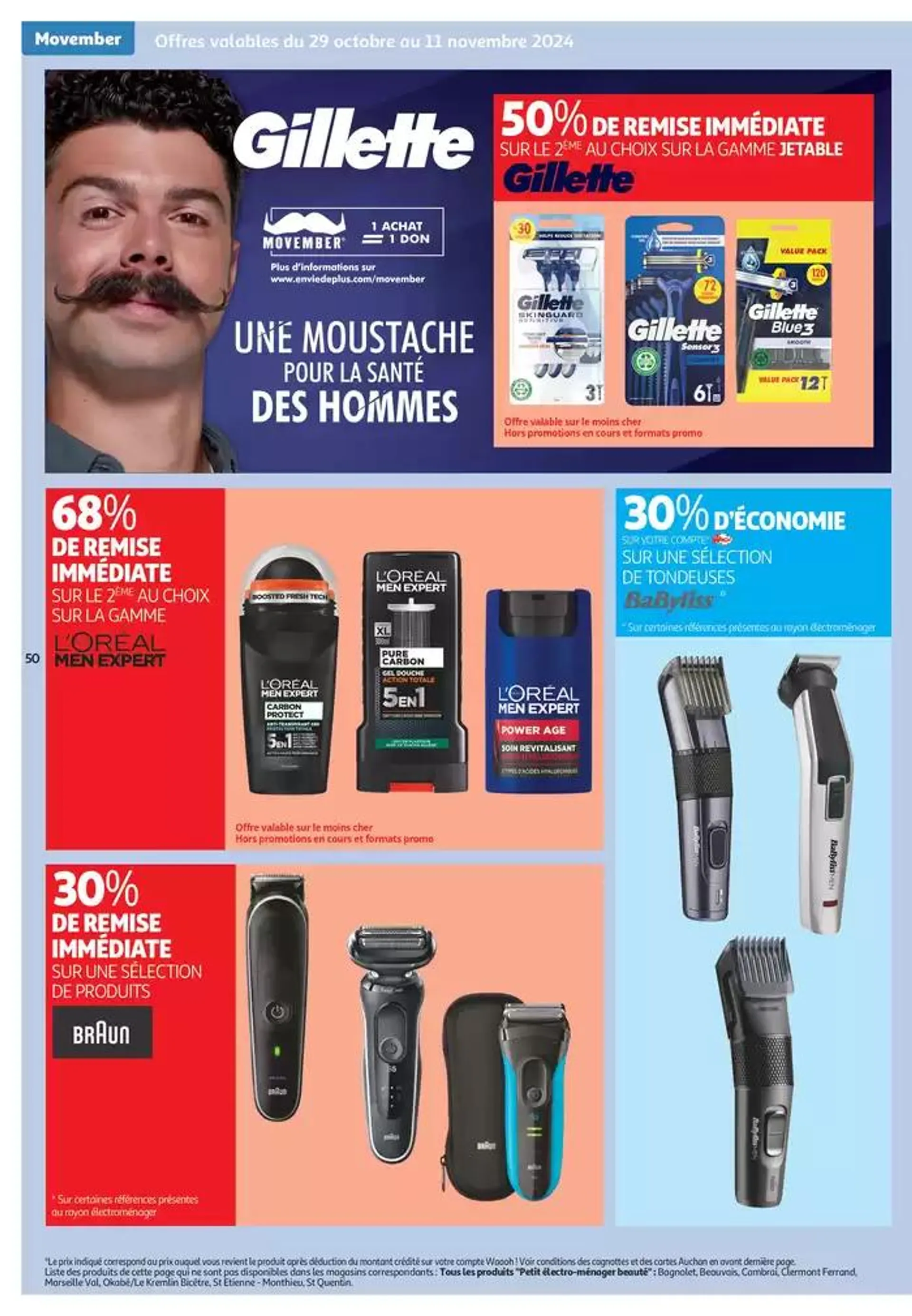 Top depart : 25 jours Auchan  du 29 octobre au 4 novembre 2024 - Catalogue page 50