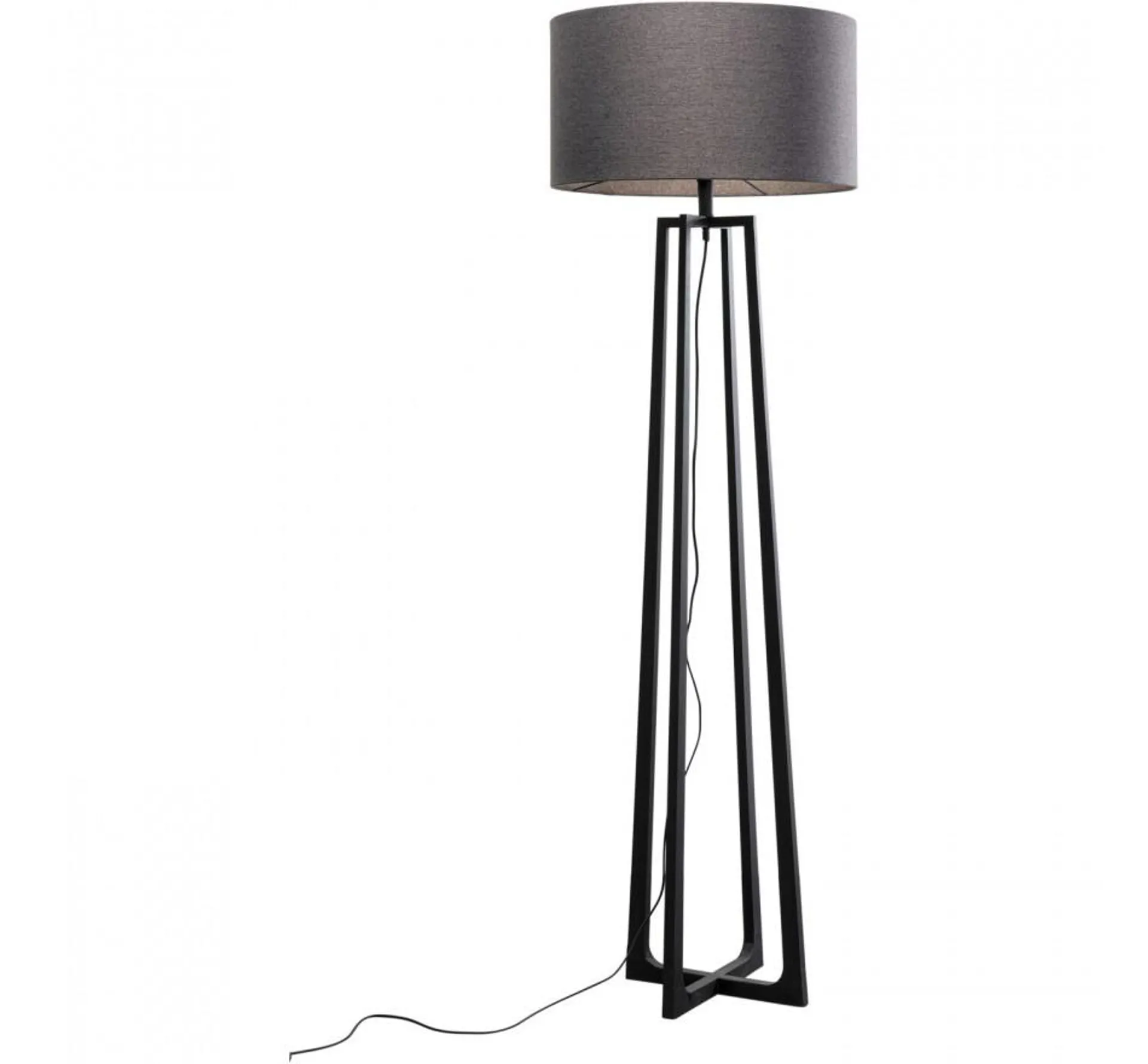 Lampadaire Timon noir 160cm Kare Design