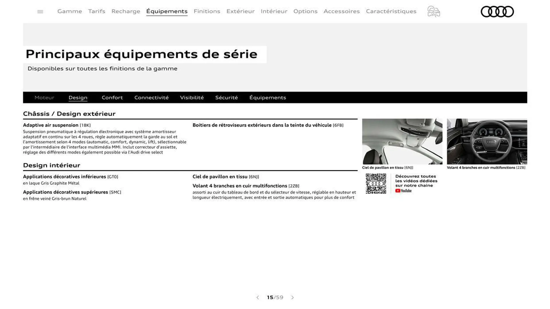 Audi A8 du 20 août au 31 décembre 2024 - Catalogue page 15