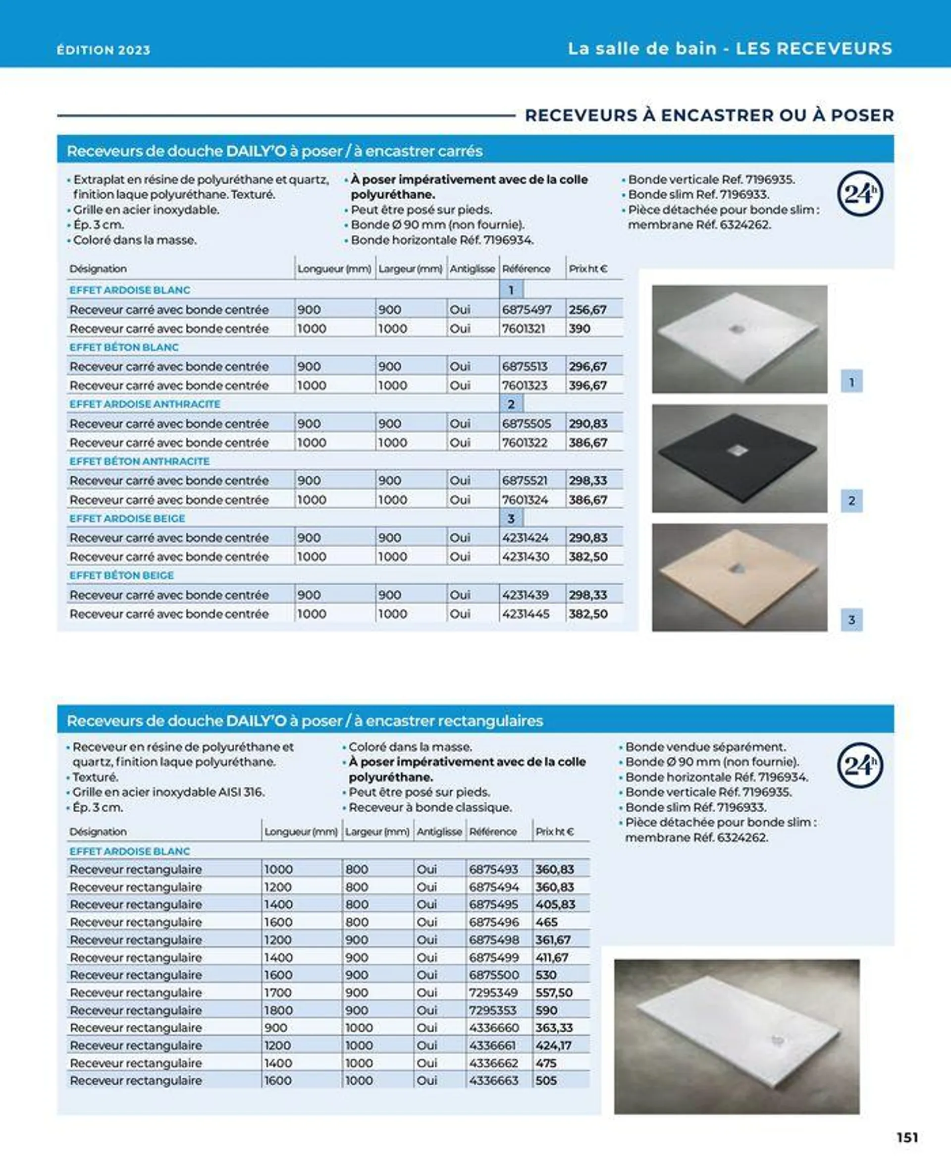 La salle de bain en toute sérénité du 17 janvier au 31 août 2024 - Catalogue page 151