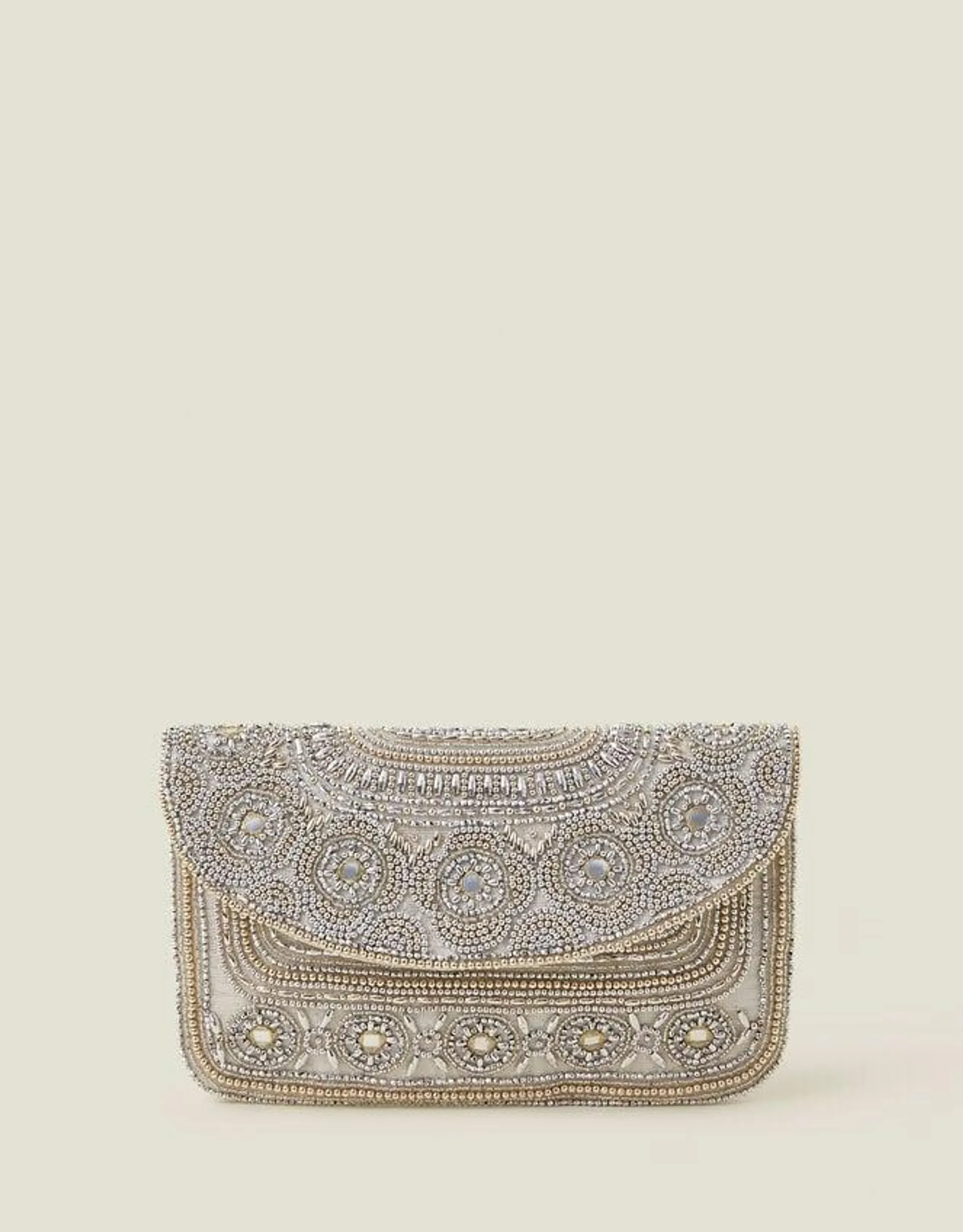 Beaded Clutch Bag