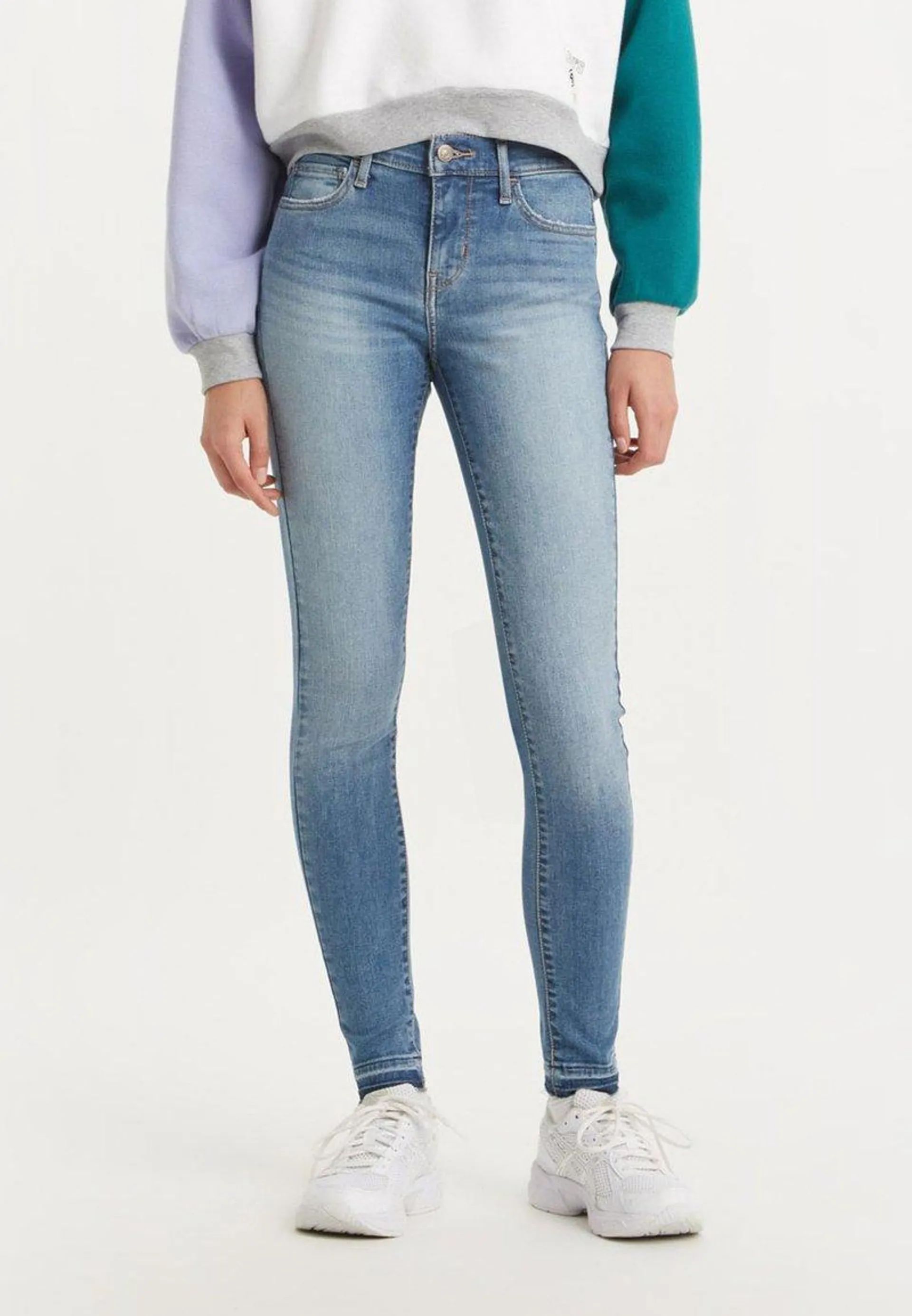 710™ SUPER SKINNY - Vaqueros pitillo - blue denim