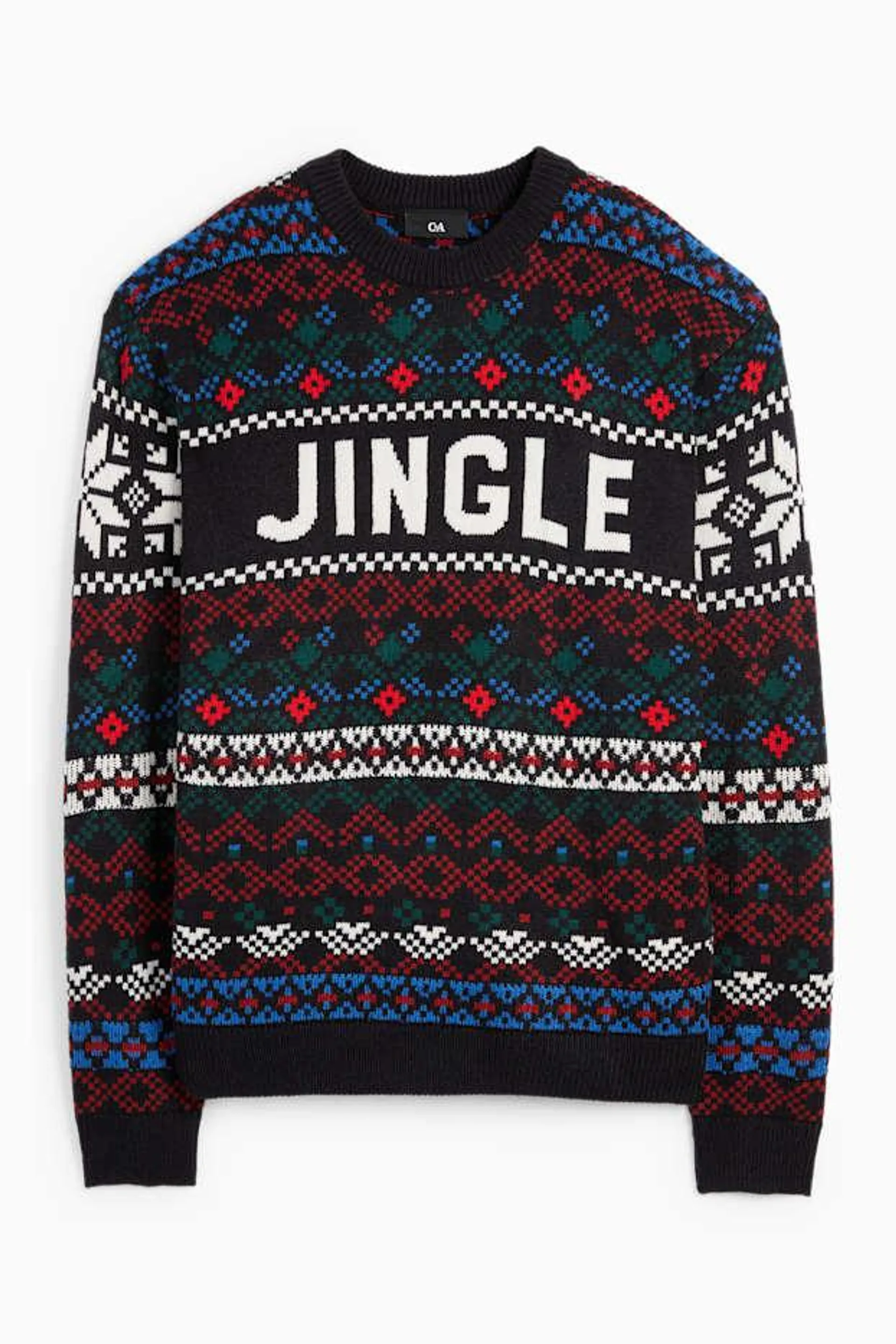 Christmas jumper - jingle - patterned