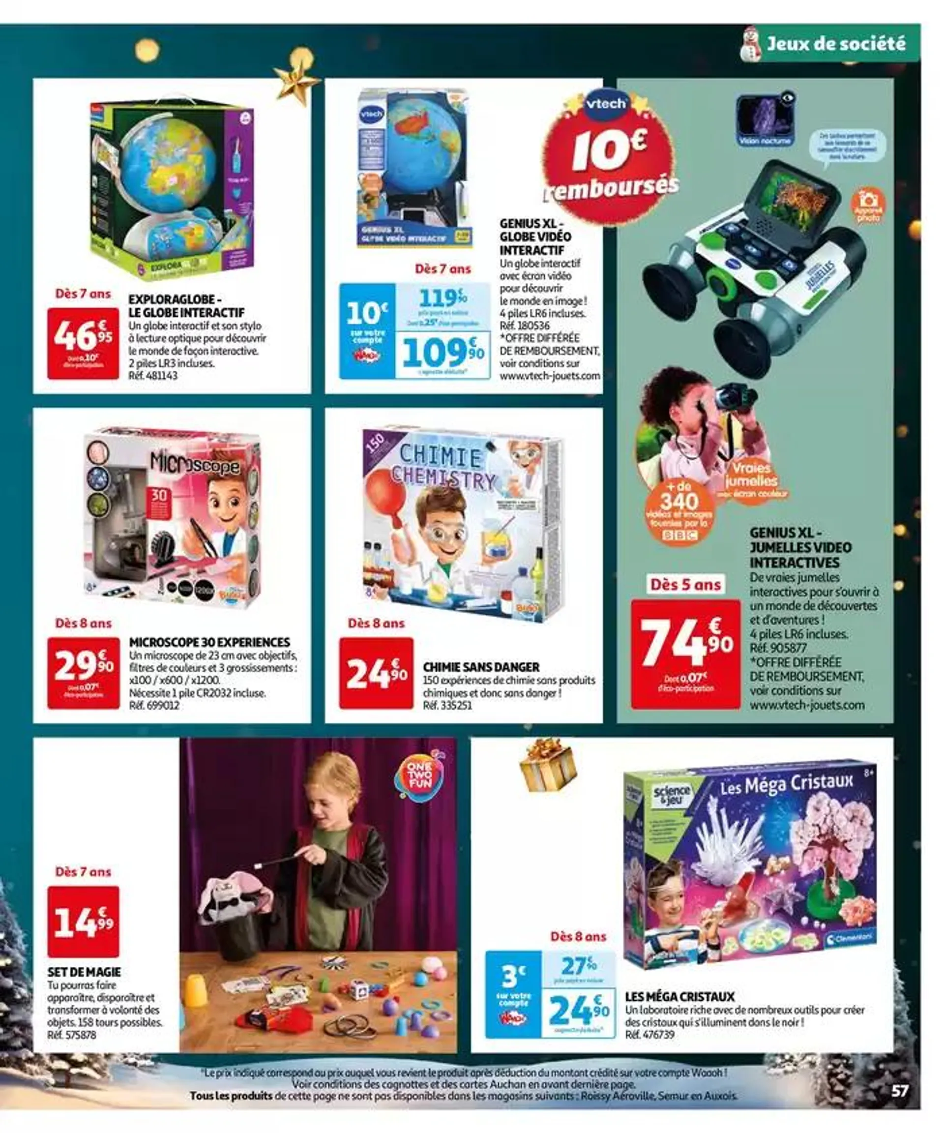 Réveillons Noël, un max de promos pour les fêtes du 11 octobre au 6 décembre 2024 - Catalogue page 57