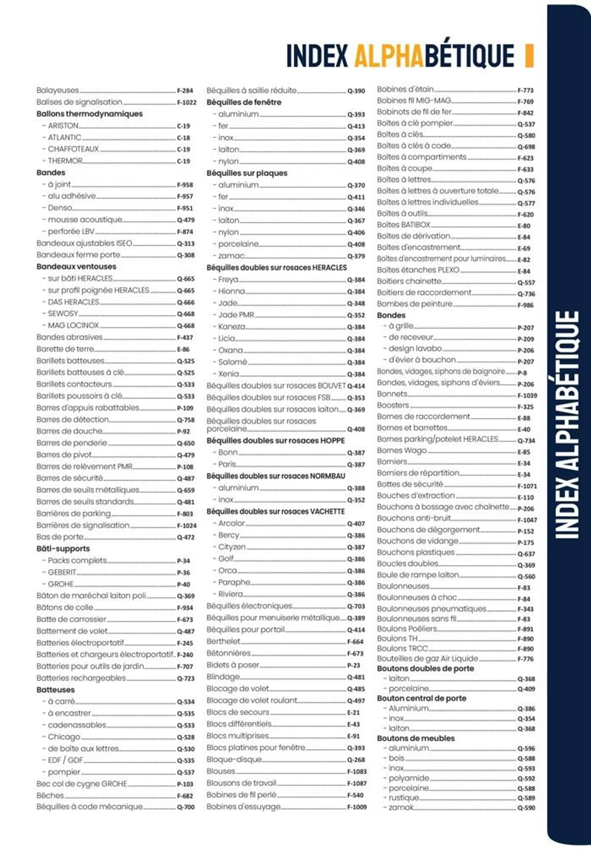 Au Forum du Bâtiment Plus proche,Plus pro du 4 mai au 31 décembre 2024 - Catalogue page 33