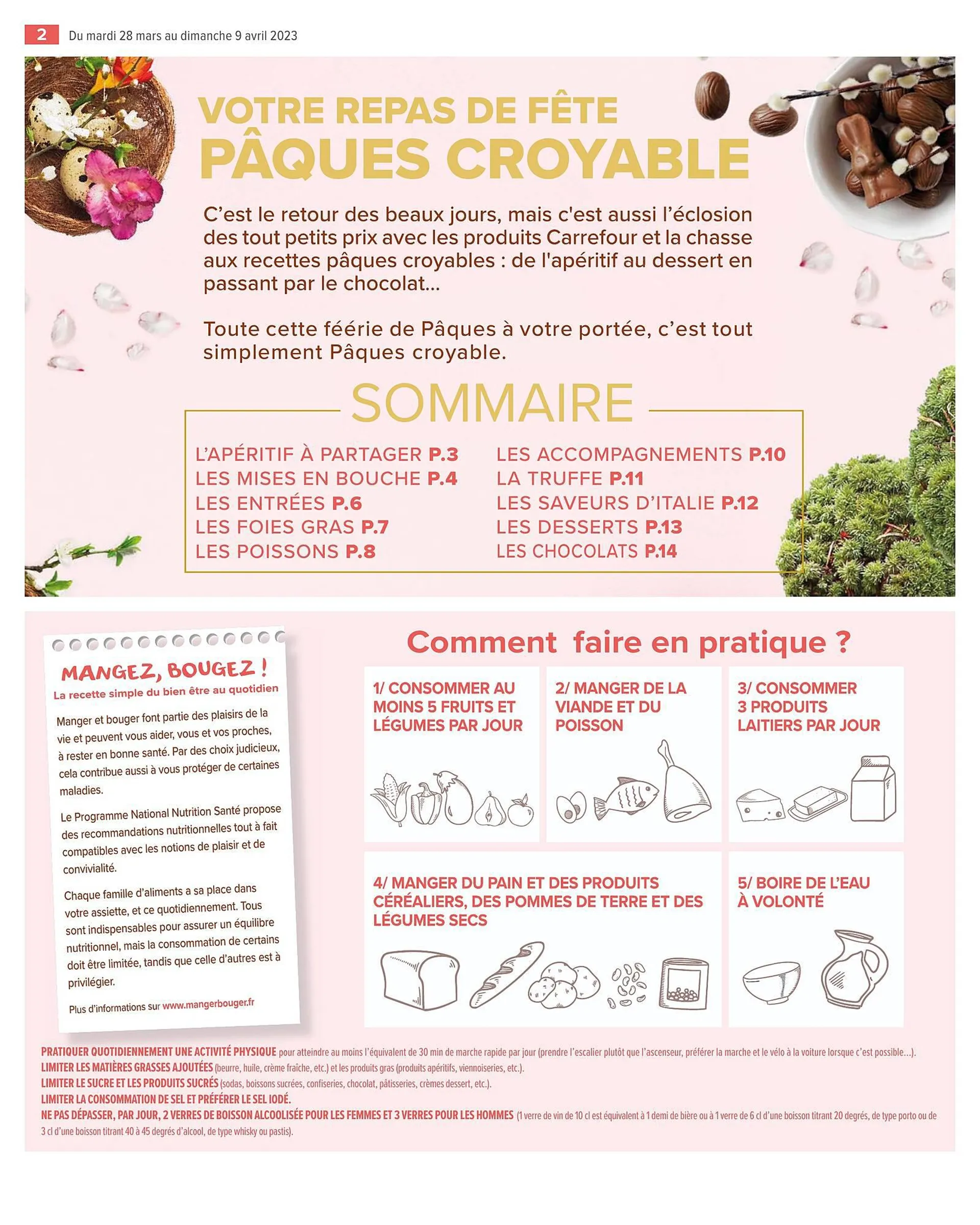 Catalogue Carrefour - Les Recettes Pâques - 2