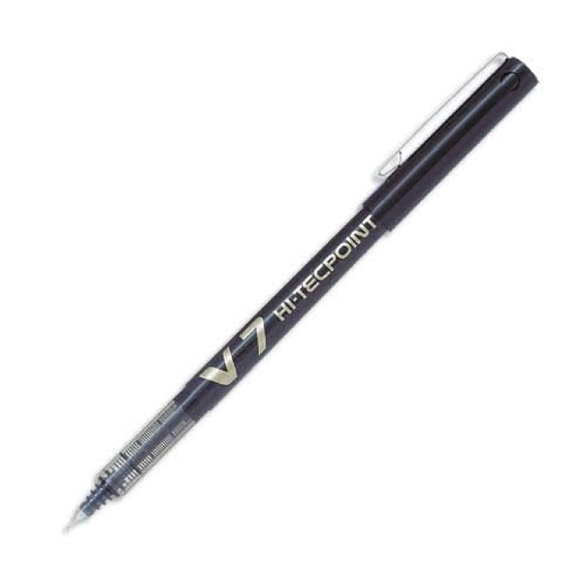 PILOT Stylo Roller pointe tubulaire 0,7 mm encre liquide Noire HI-TECPOINT BX-V7