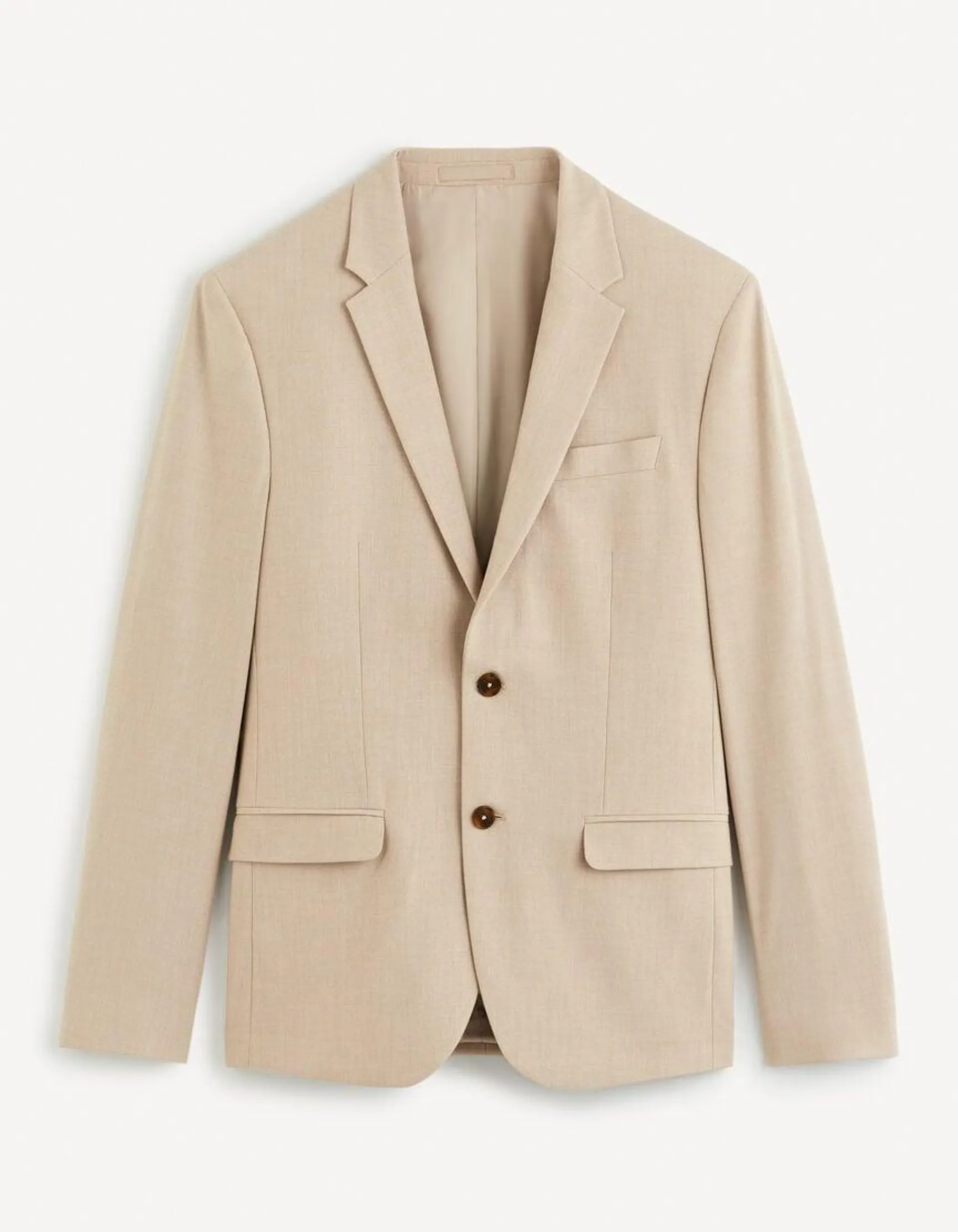 Veste de costume slim - beige