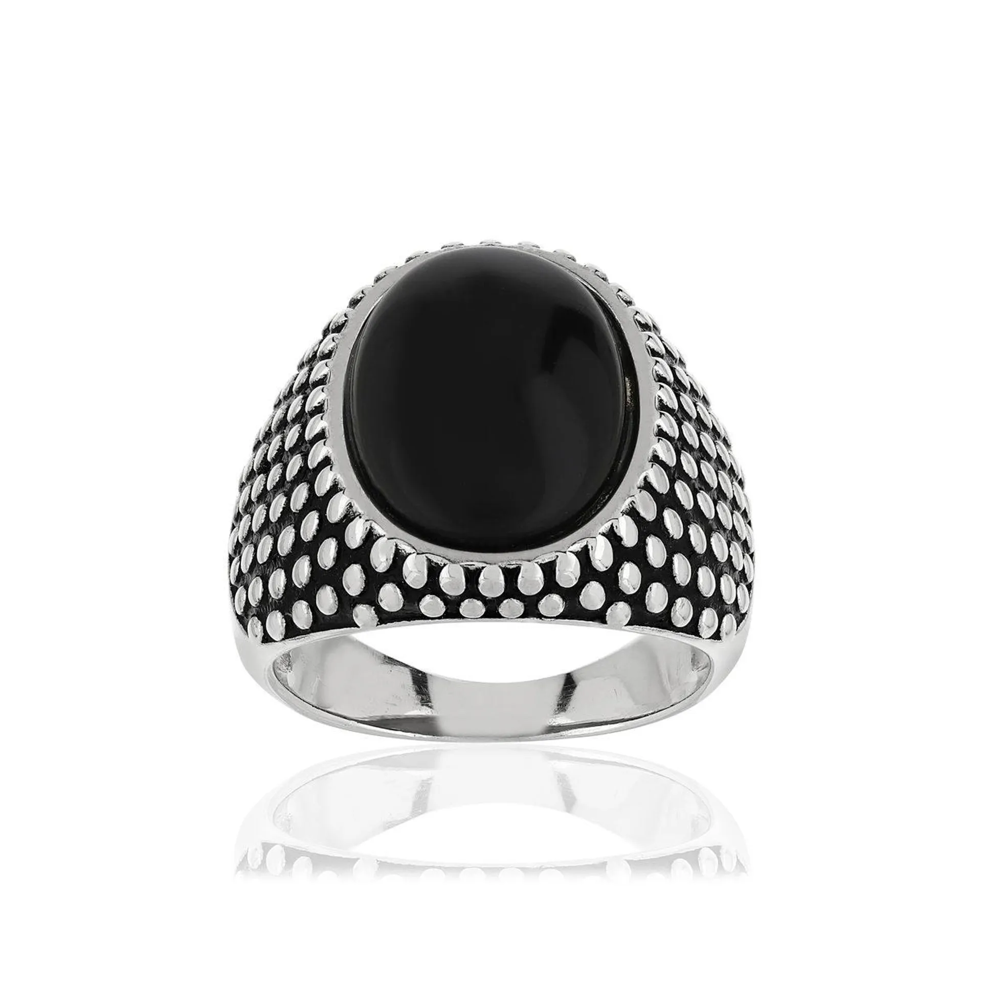 Bague argent 925 onyx