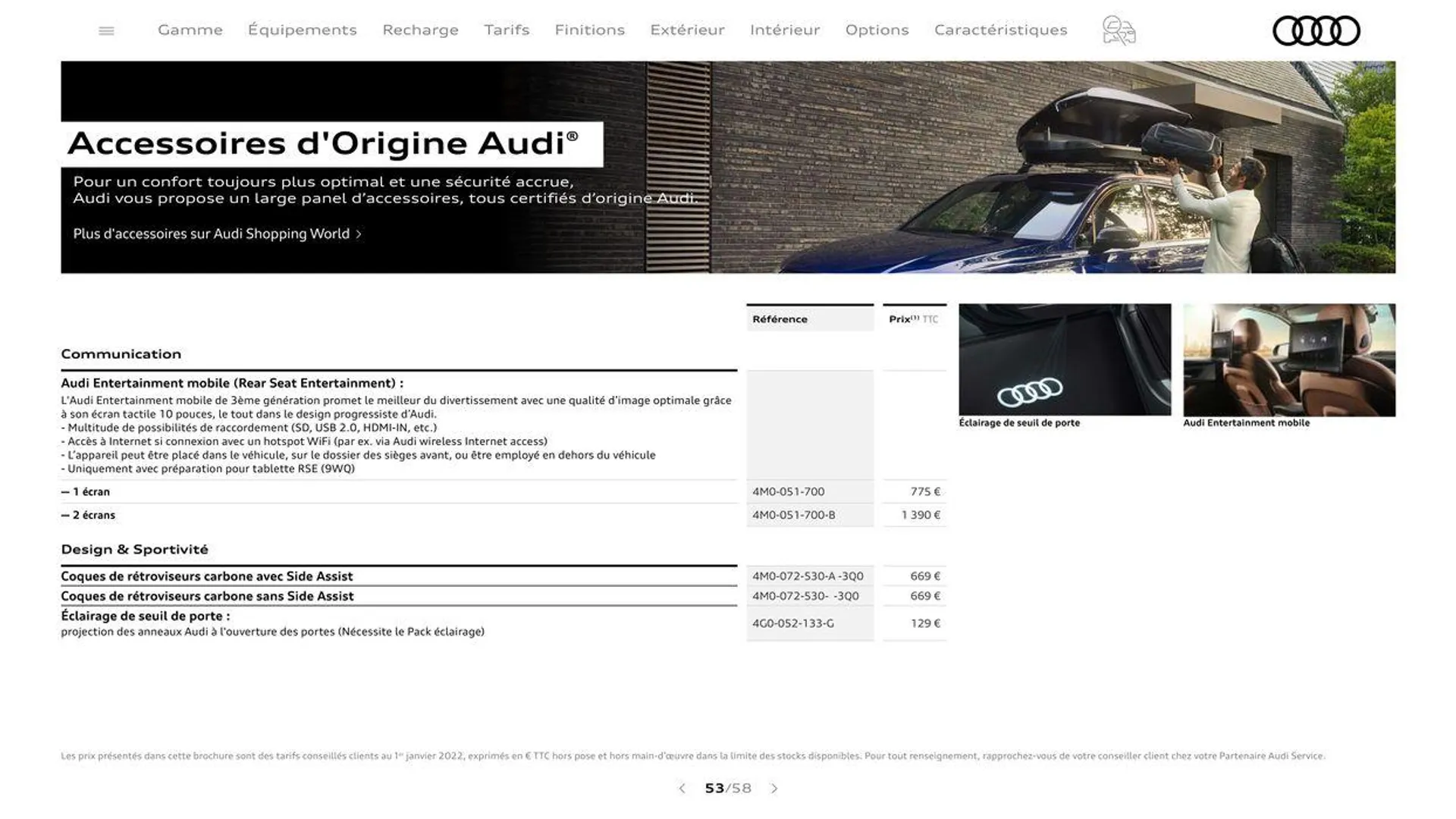 Audi Q7 du 20 août au 31 décembre 2024 - Catalogue page 53