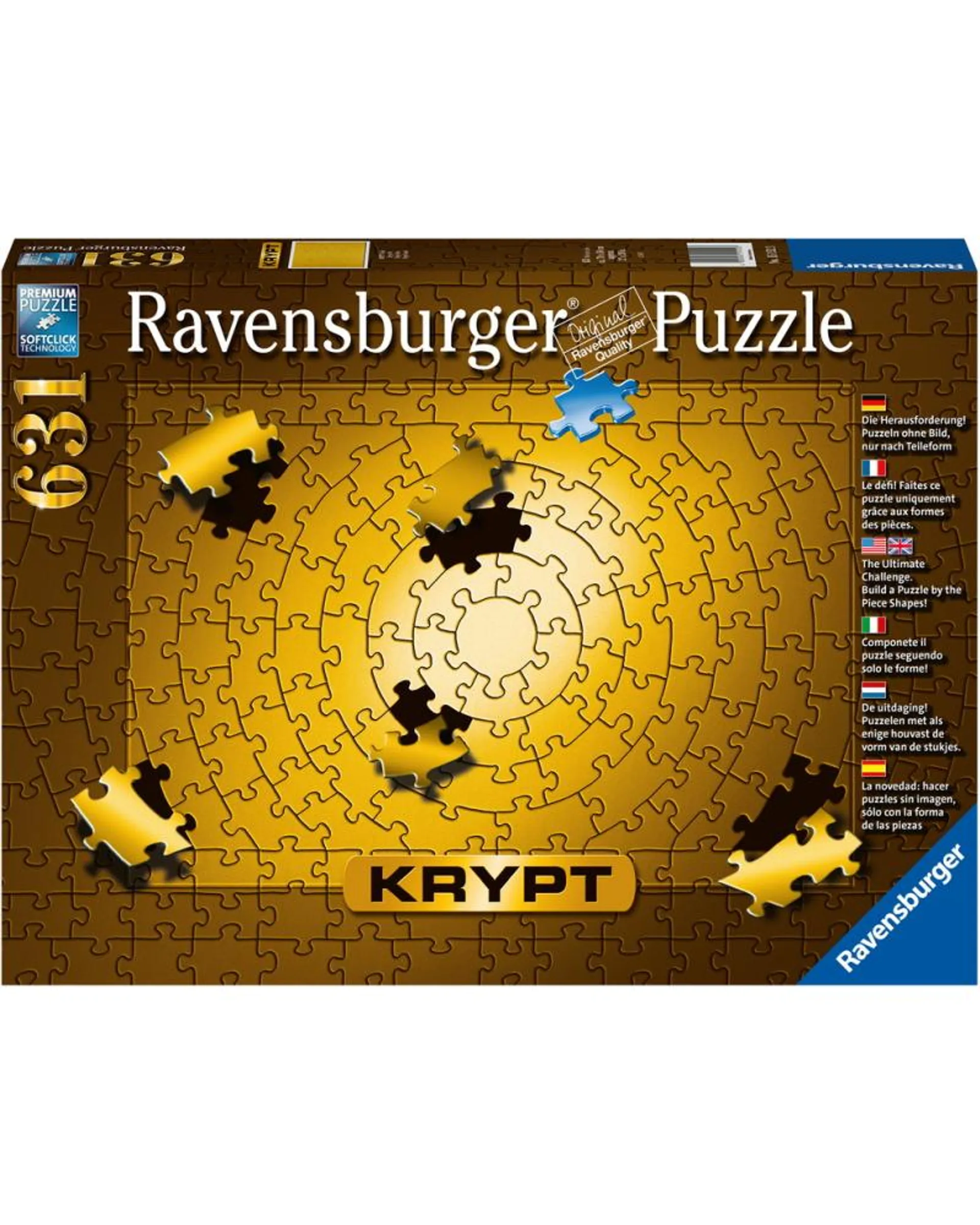 PUZZLE 631 PIECES KRYPT GOLD