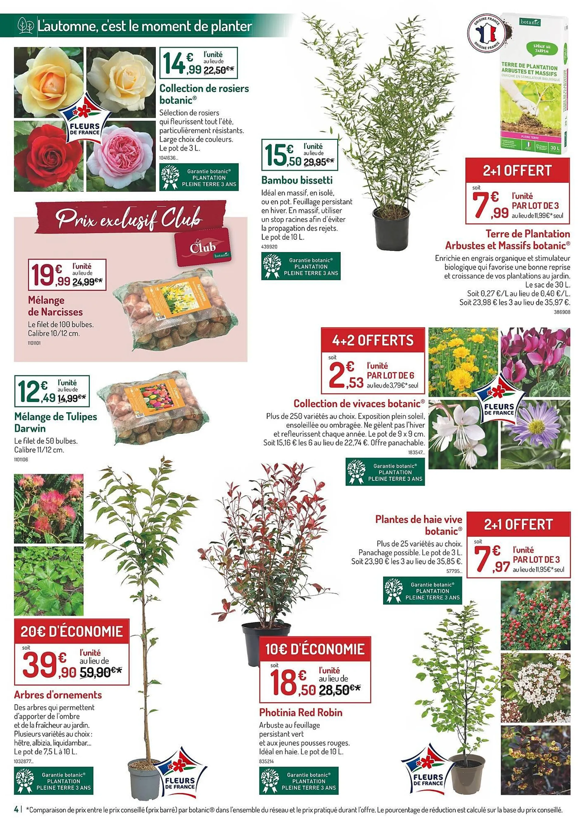 Catalogue Botanic du 16 octobre au 5 novembre 2024 - Catalogue page 4