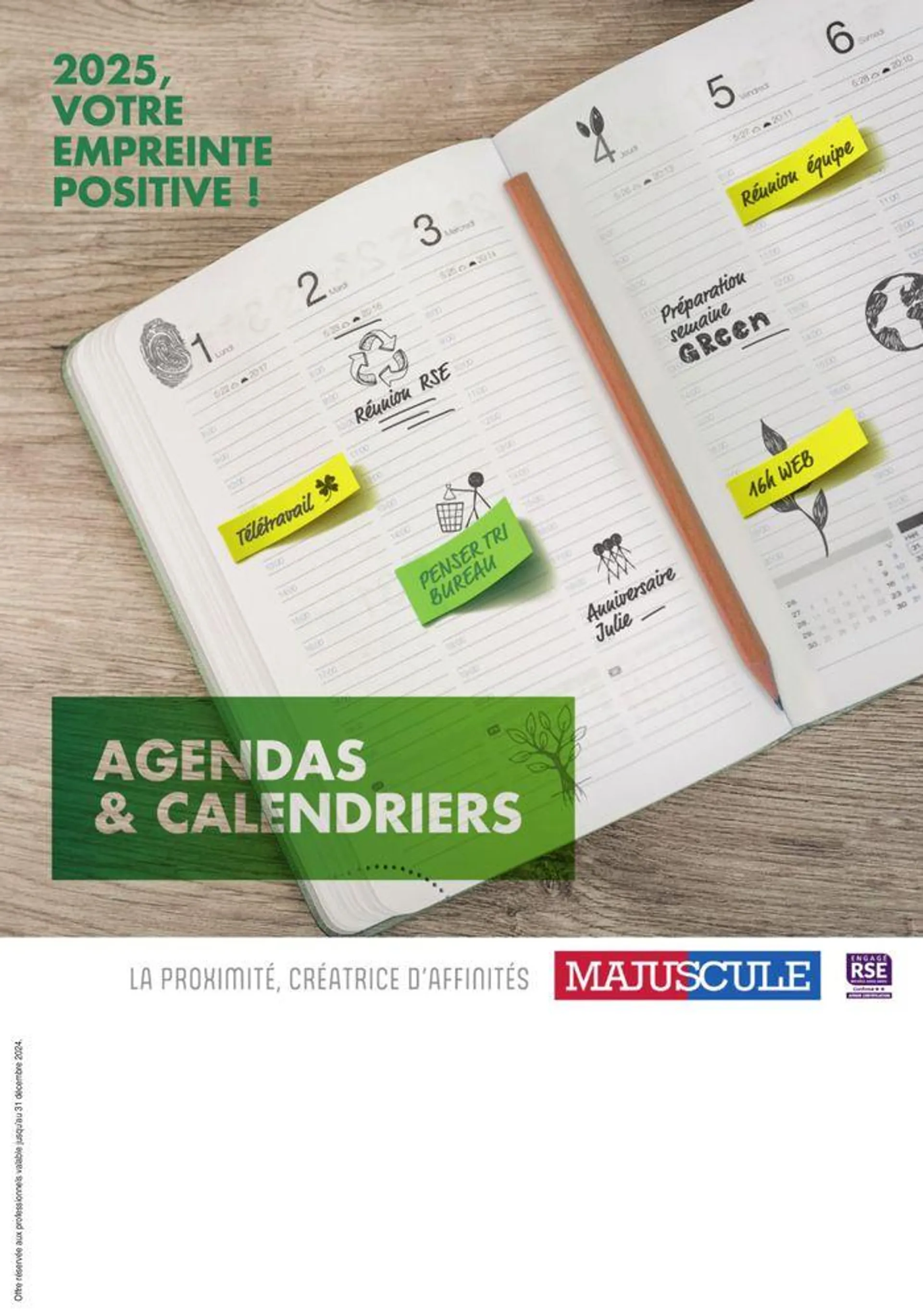 Les Agendas et Calendriers 2025 - 1