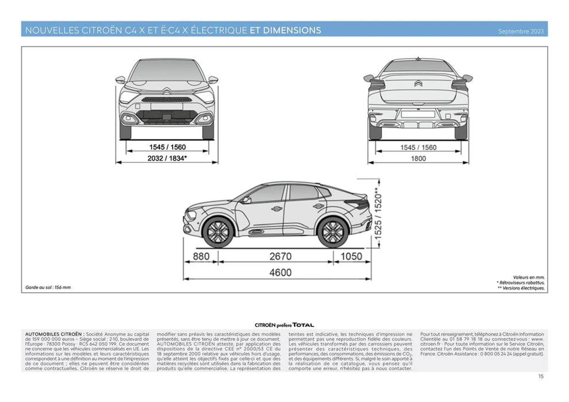 NOUVELLE CITROËN Ë-C4 X ÉLECTRIQUE/ du 9 janvier au 31 octobre 2024 - Catalogue page 15