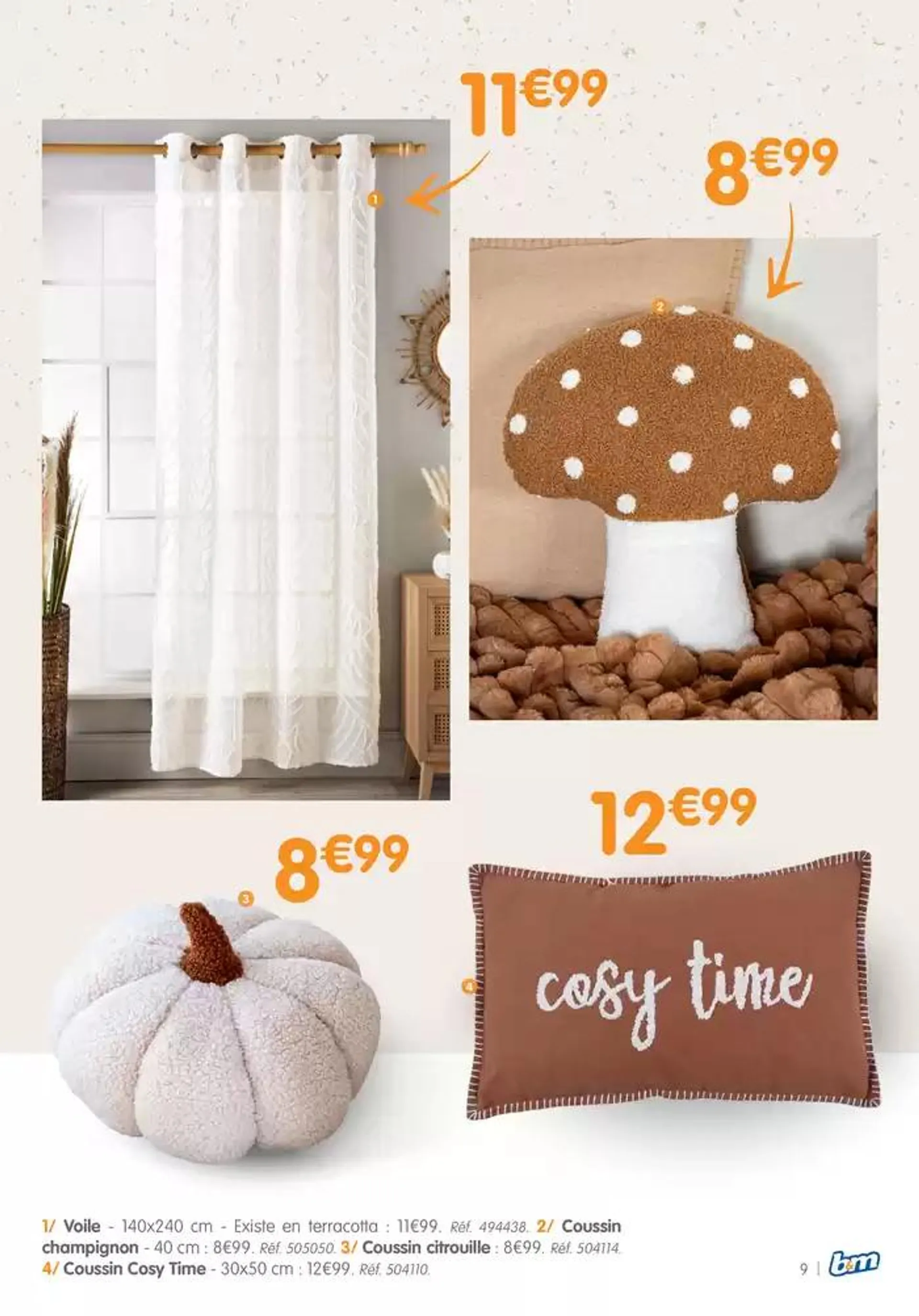 Déco - Cosy Season du 19 octobre au 31 octobre 2024 - Catalogue page 9