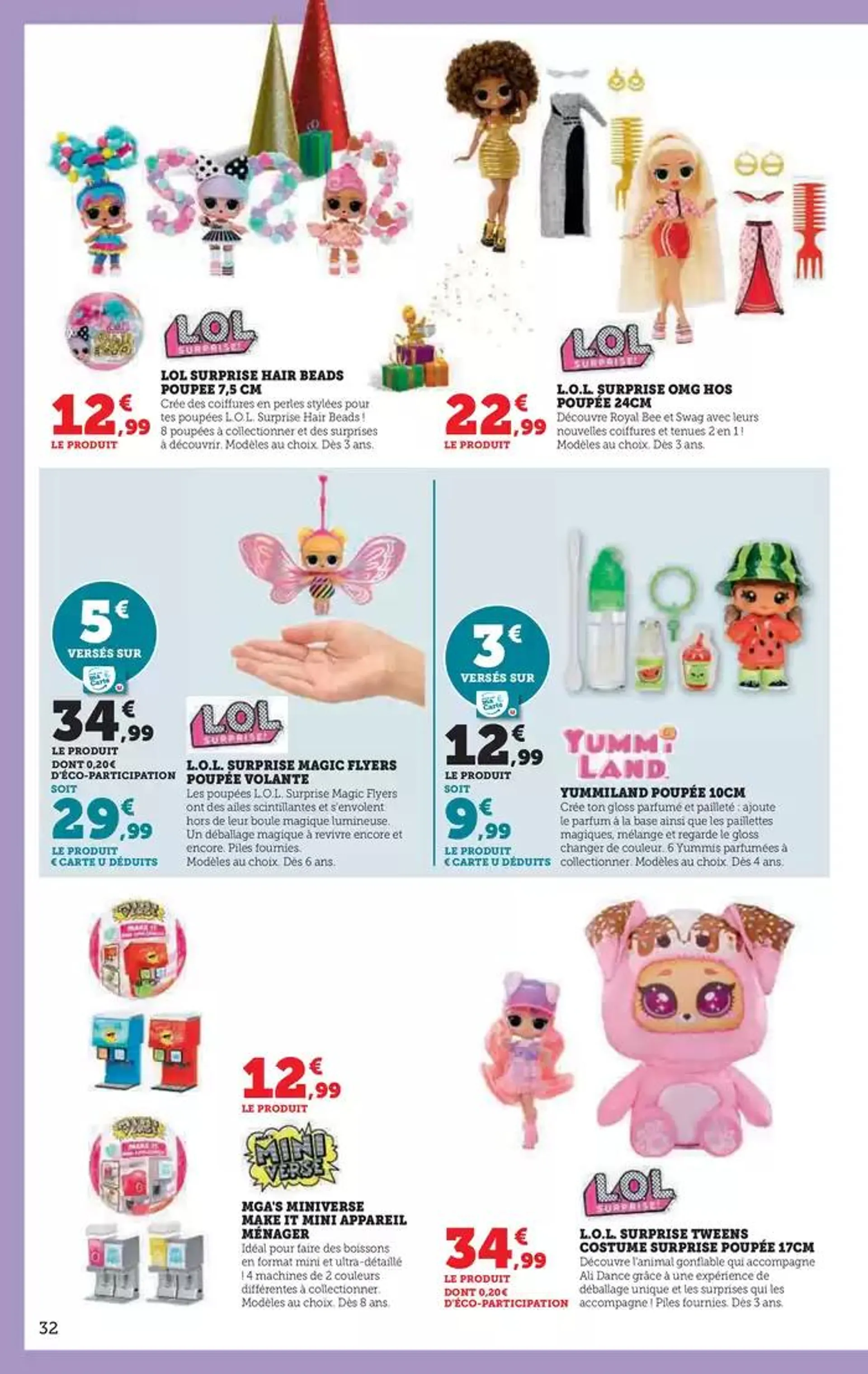 Jouets du 22 octobre au 8 décembre 2024 - Catalogue page 32