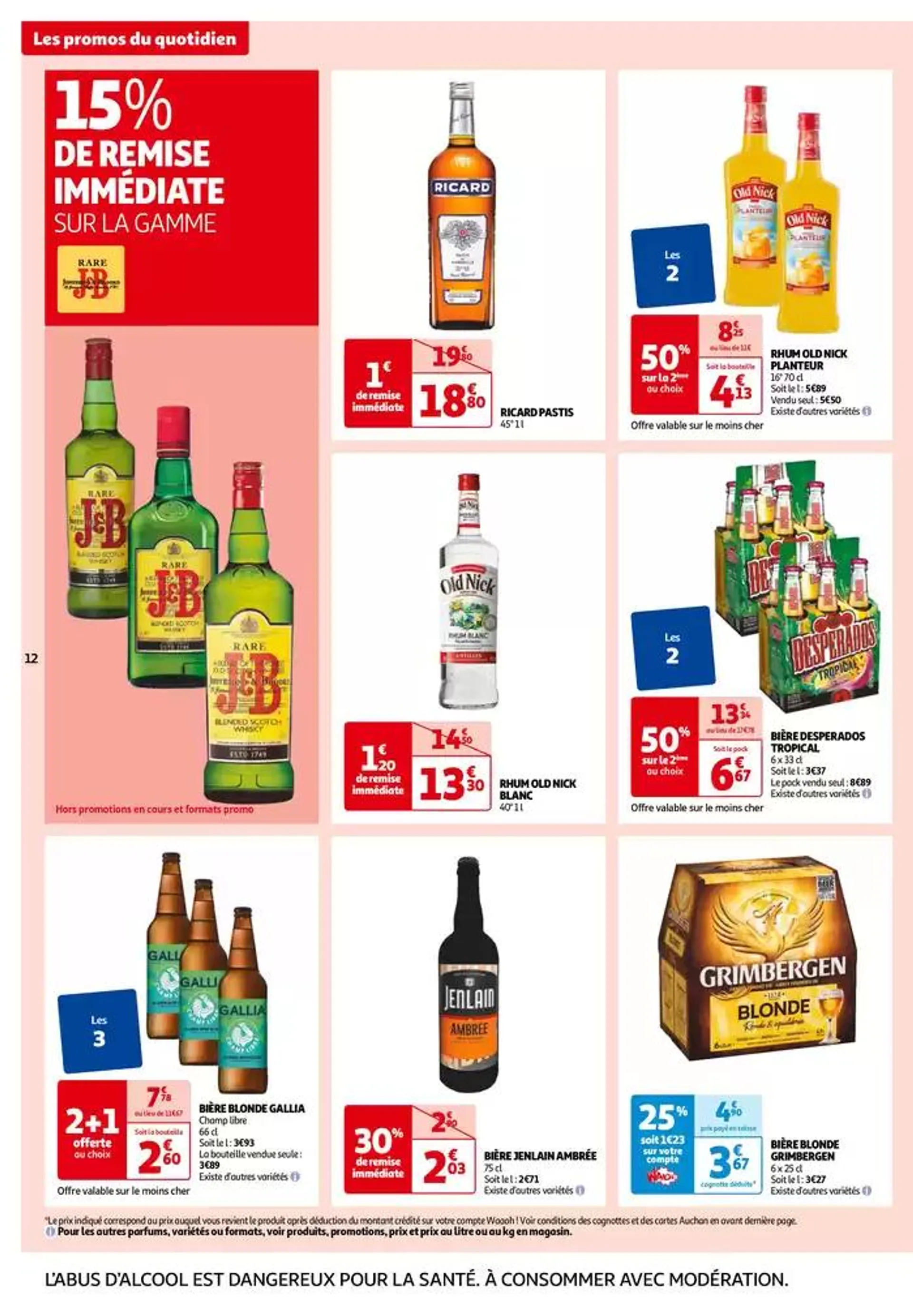 Top depart : 25 jours Auchan  du 29 octobre au 4 novembre 2024 - Catalogue page 12