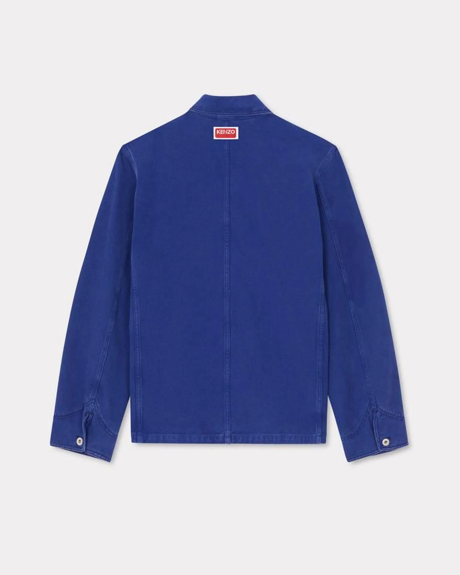 Veste workwear relaxed 'KENZO Elephant Flag' en denim japonais