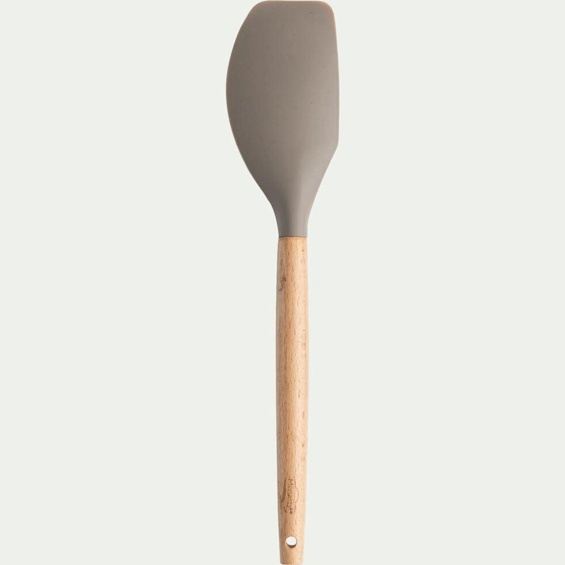 PISTOU Spatule maryse en bois et silicone - brun terre ombre