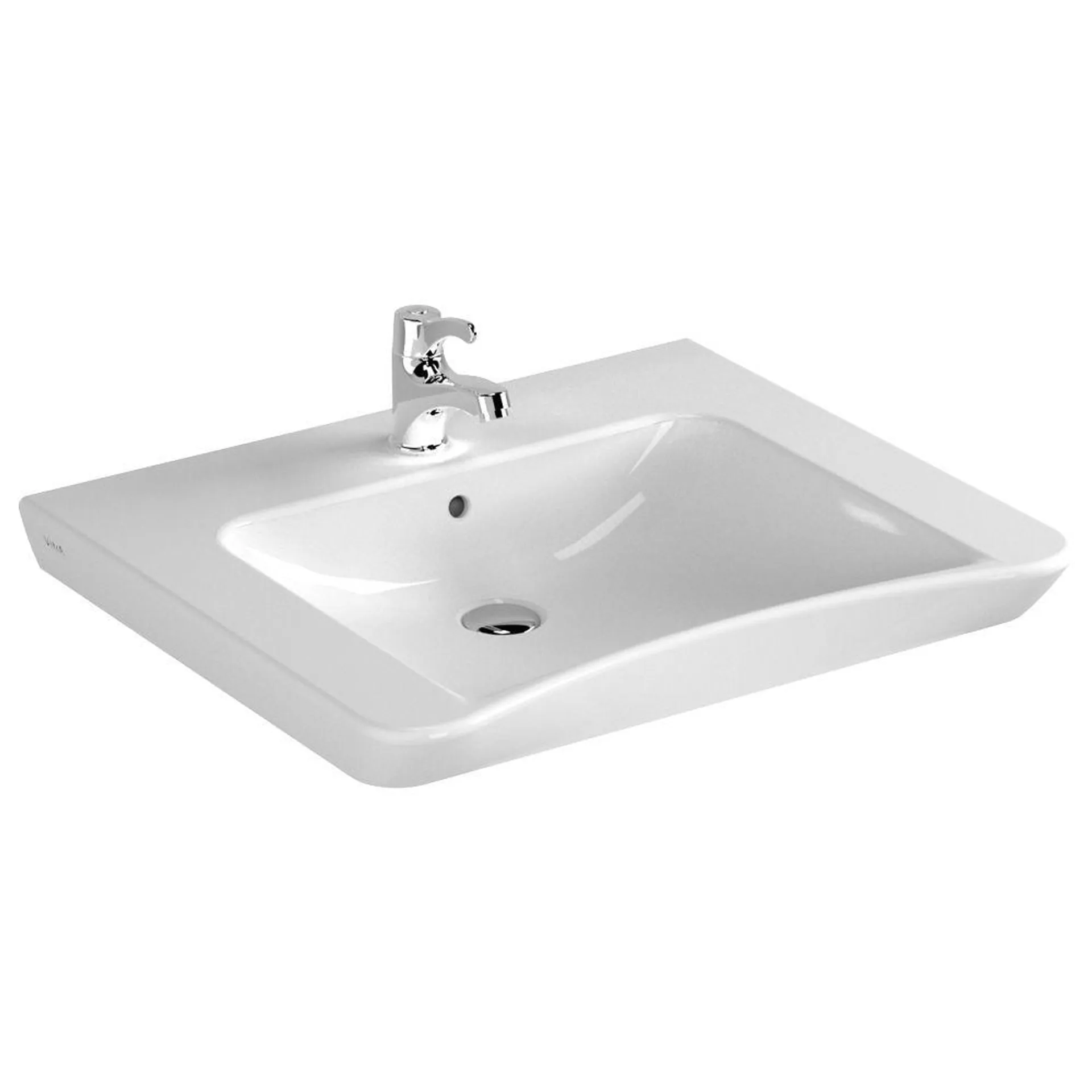 LAVABO PMR CONFORMA 65CM AVEC TROP PLEIN 5291B003-0001 VITRA