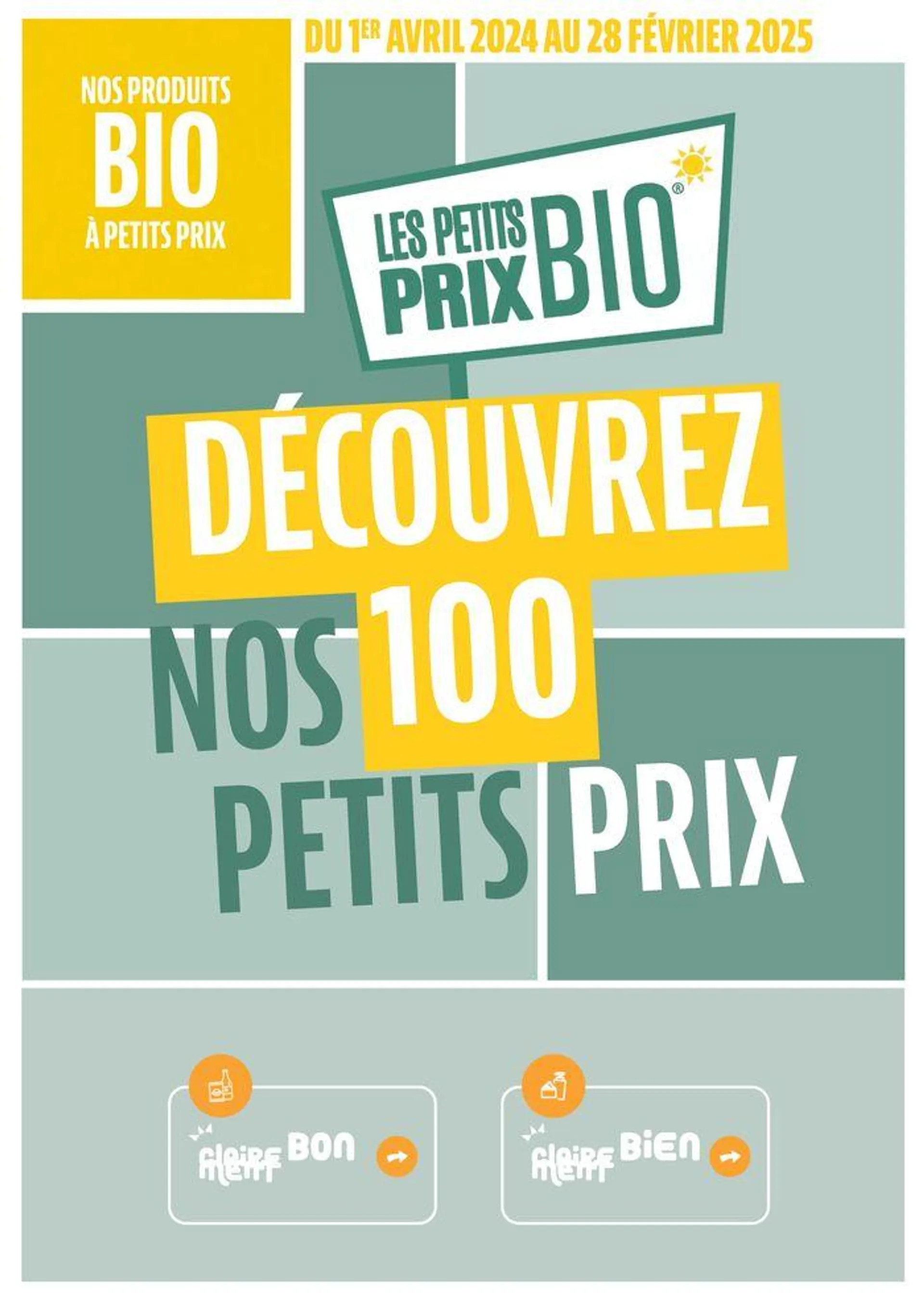 DÉCOUVREZ NOS 100 PETITS PRIX du 12 avril au 28 février 2025 - Catalogue page 1